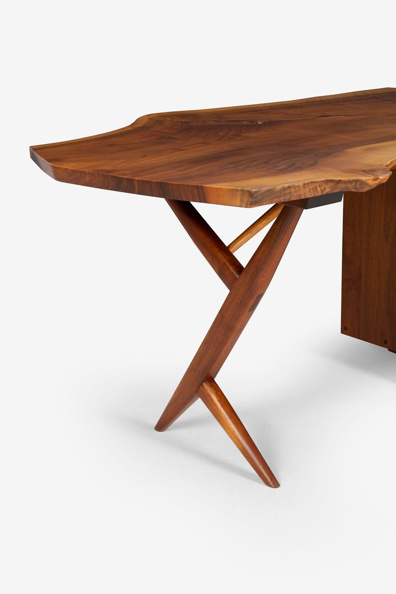 George Nakashima Special Conoid Desk with Two Free Edges 2