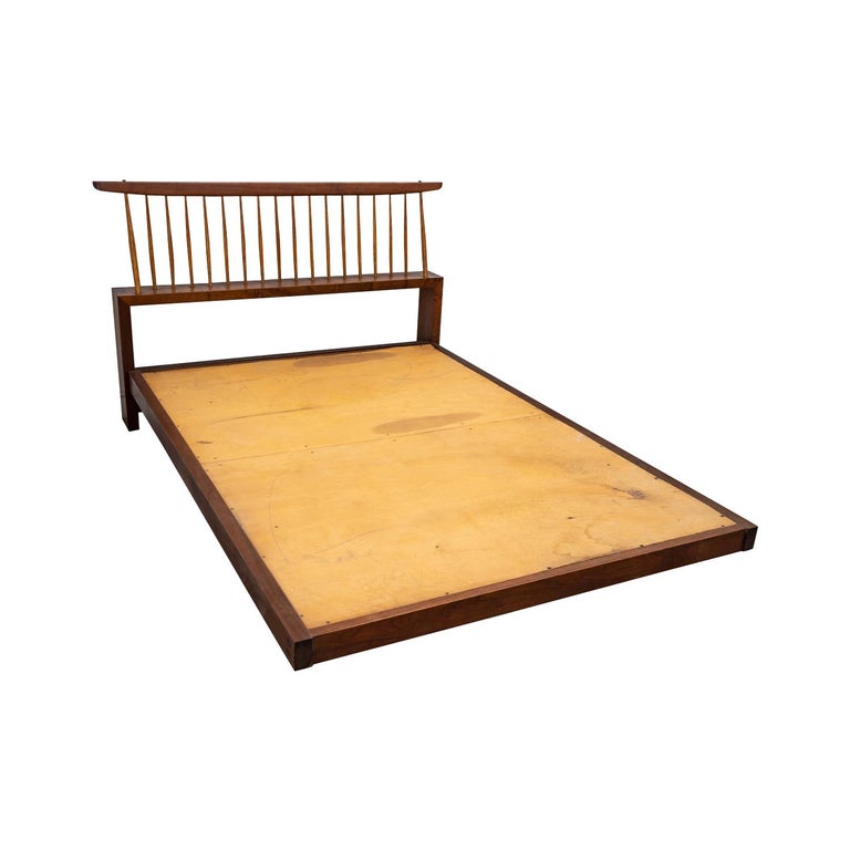 Nakashima Spindle Back Bed For Sale at 1stDibs nakashima bed