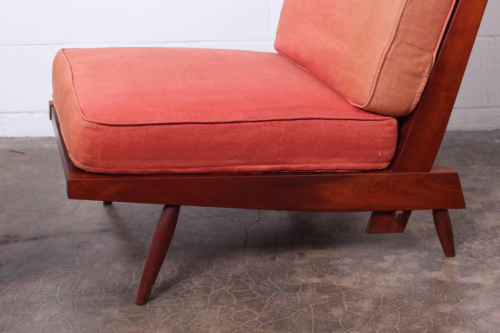George Nakashima Spindle Back Lounge Chair and Ottoman, 1952 10