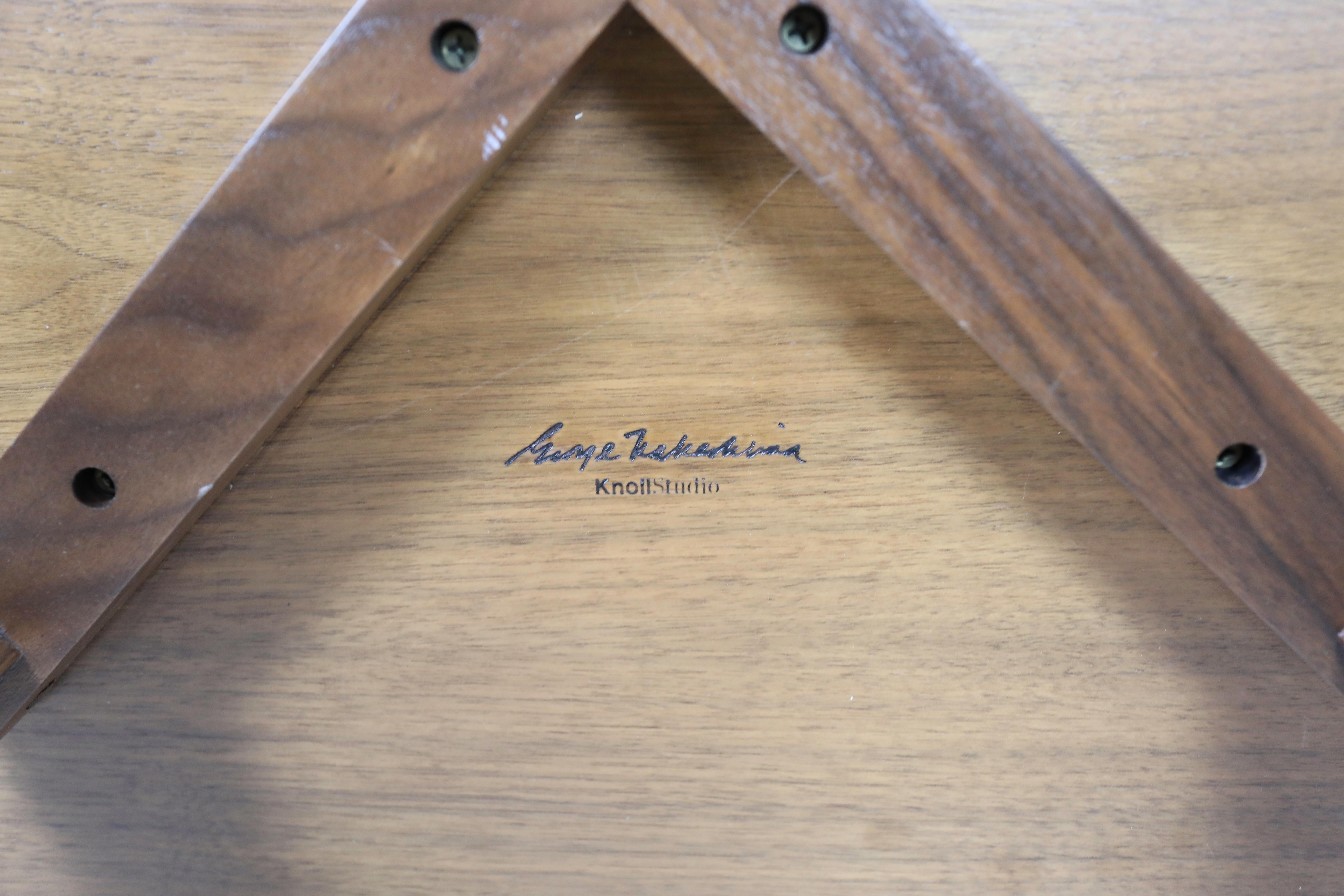 XXIe siècle et contemporain Table à pieds évasés George Nakashima fabriquée par Knoll en vente