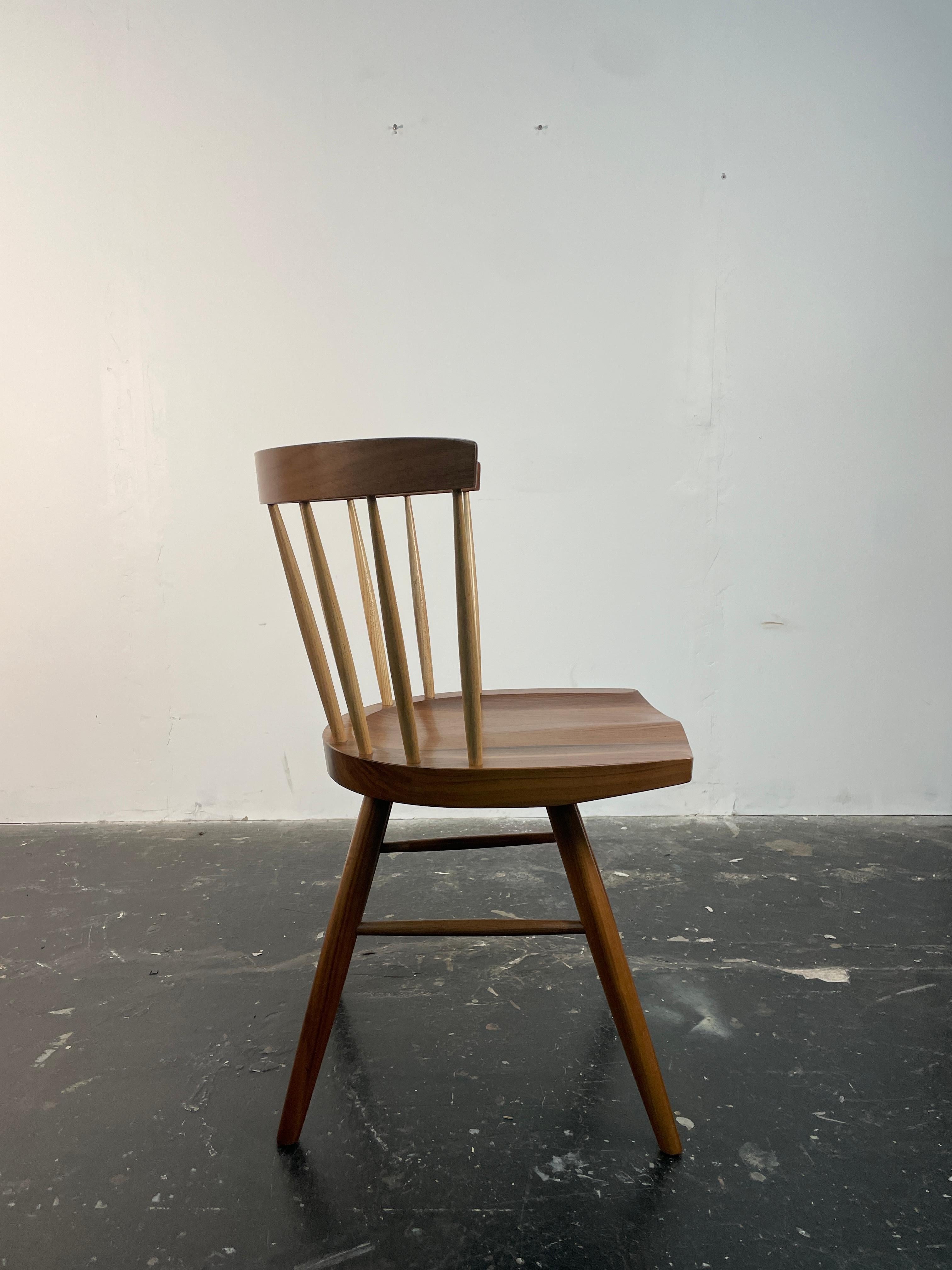 Silla con respaldo recto George Nakashima para Knoll Estadounidense en venta