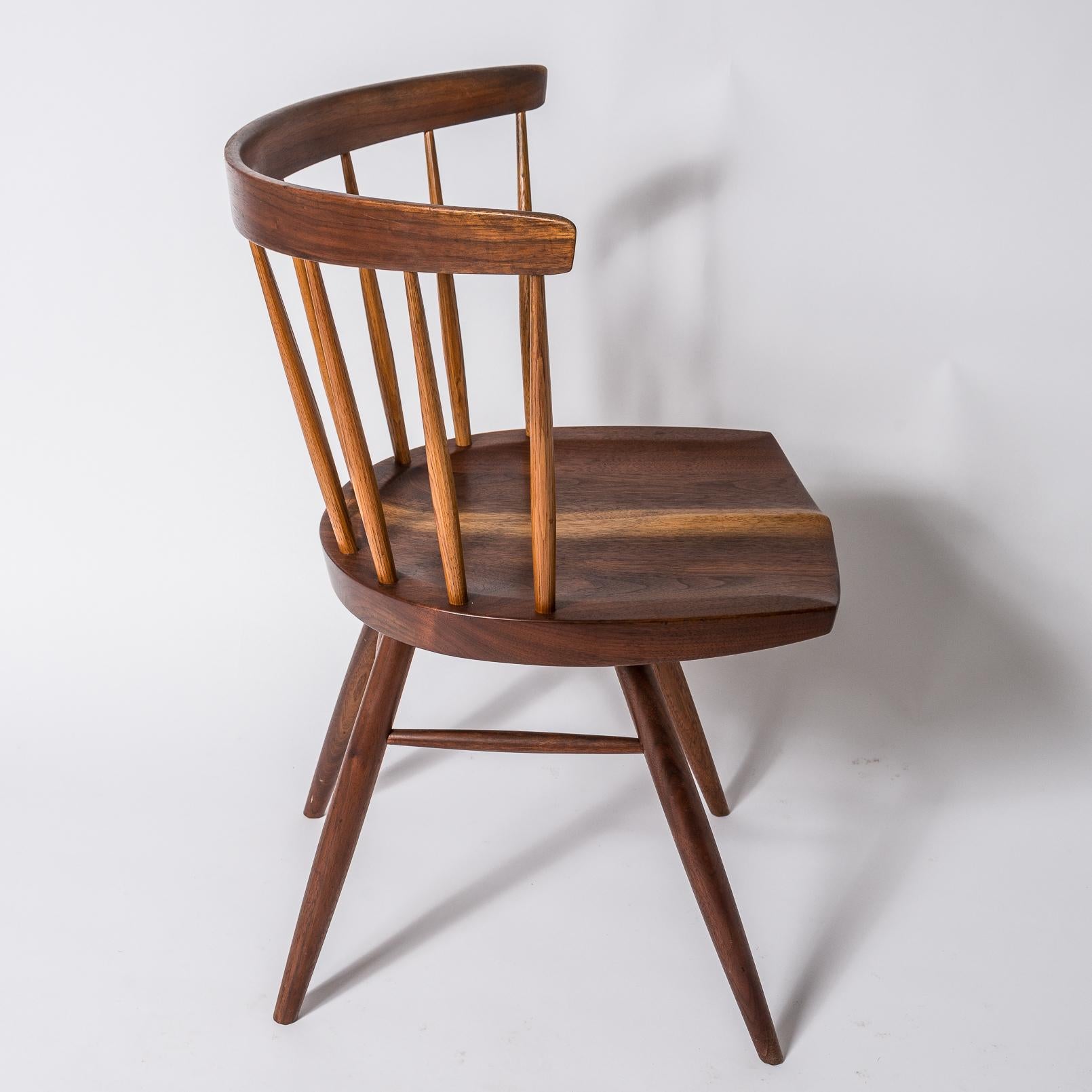 American George Nakashima Straight Back Chair For Sale