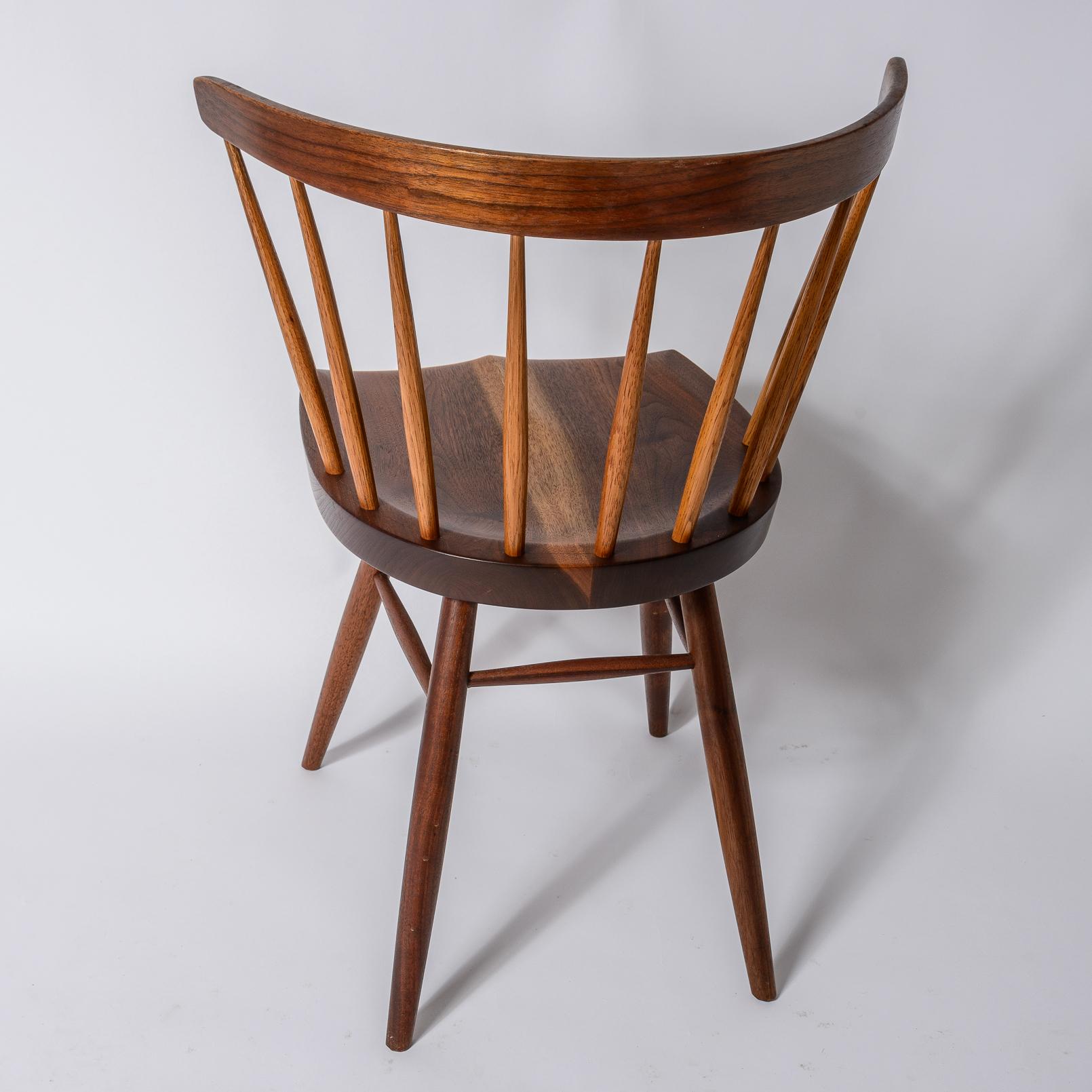 George Nakashima Straight Back Chair In Good Condition For Sale In West Palm Beach, FL