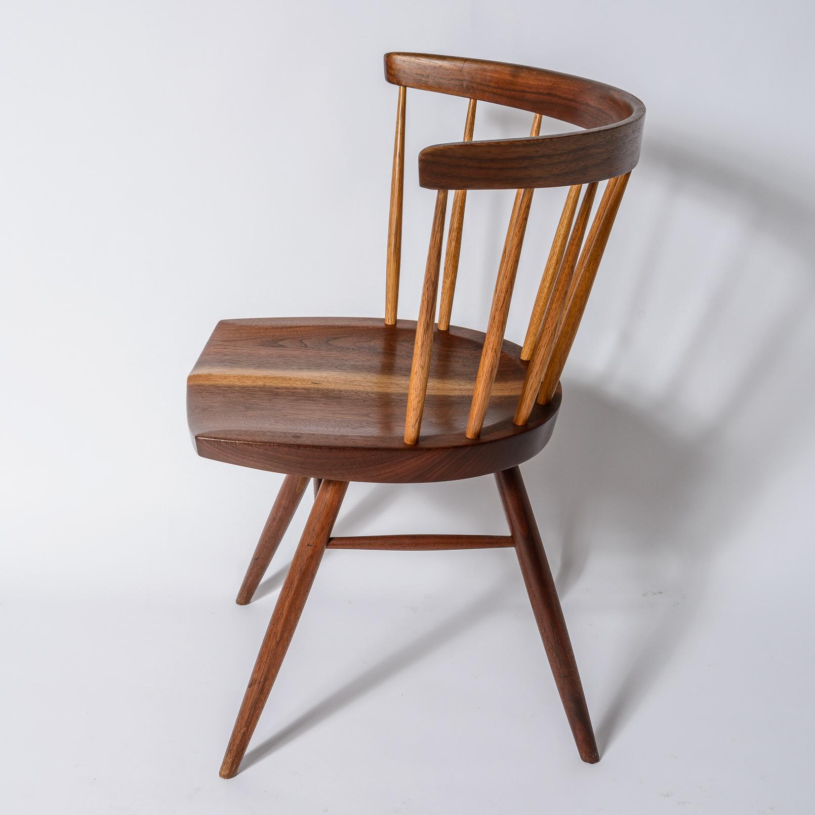 Mid-20th Century George Nakashima Straight Back Chair For Sale