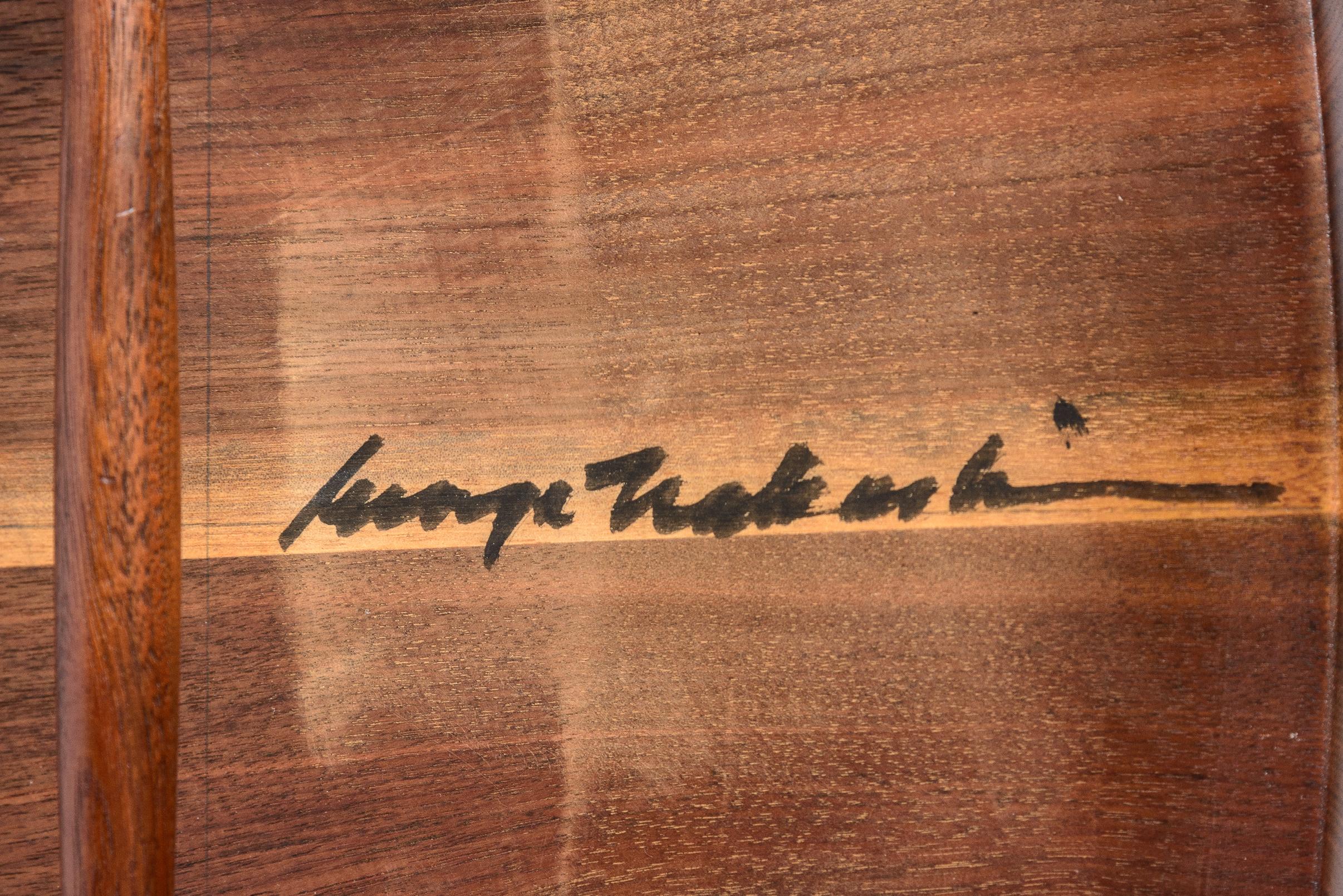 George Nakashima Straight Back Chair For Sale 2