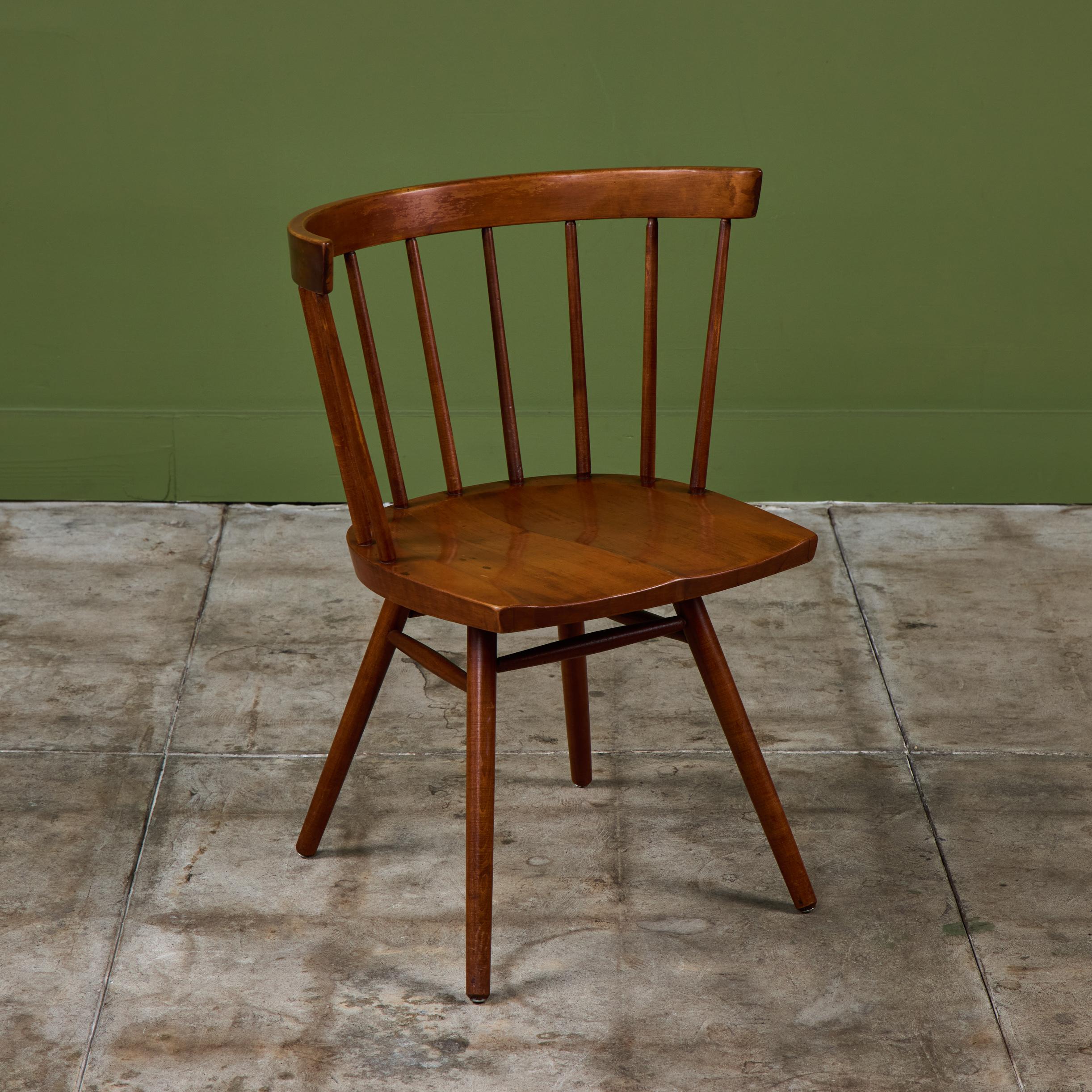 Silla recta George Nakashima para Knoll en venta 4