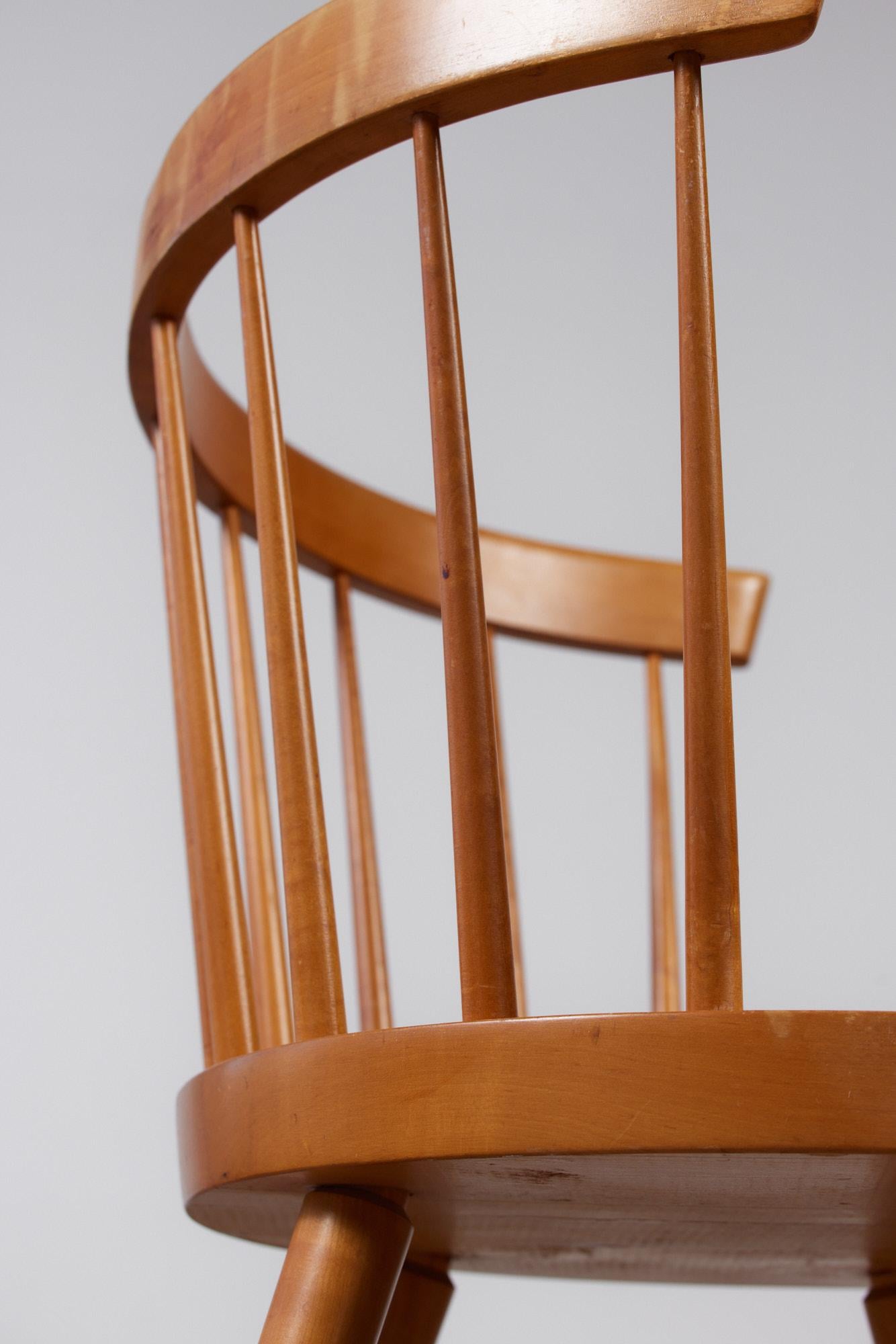 George Nakashima Straight Chair for Knoll For Sale 2