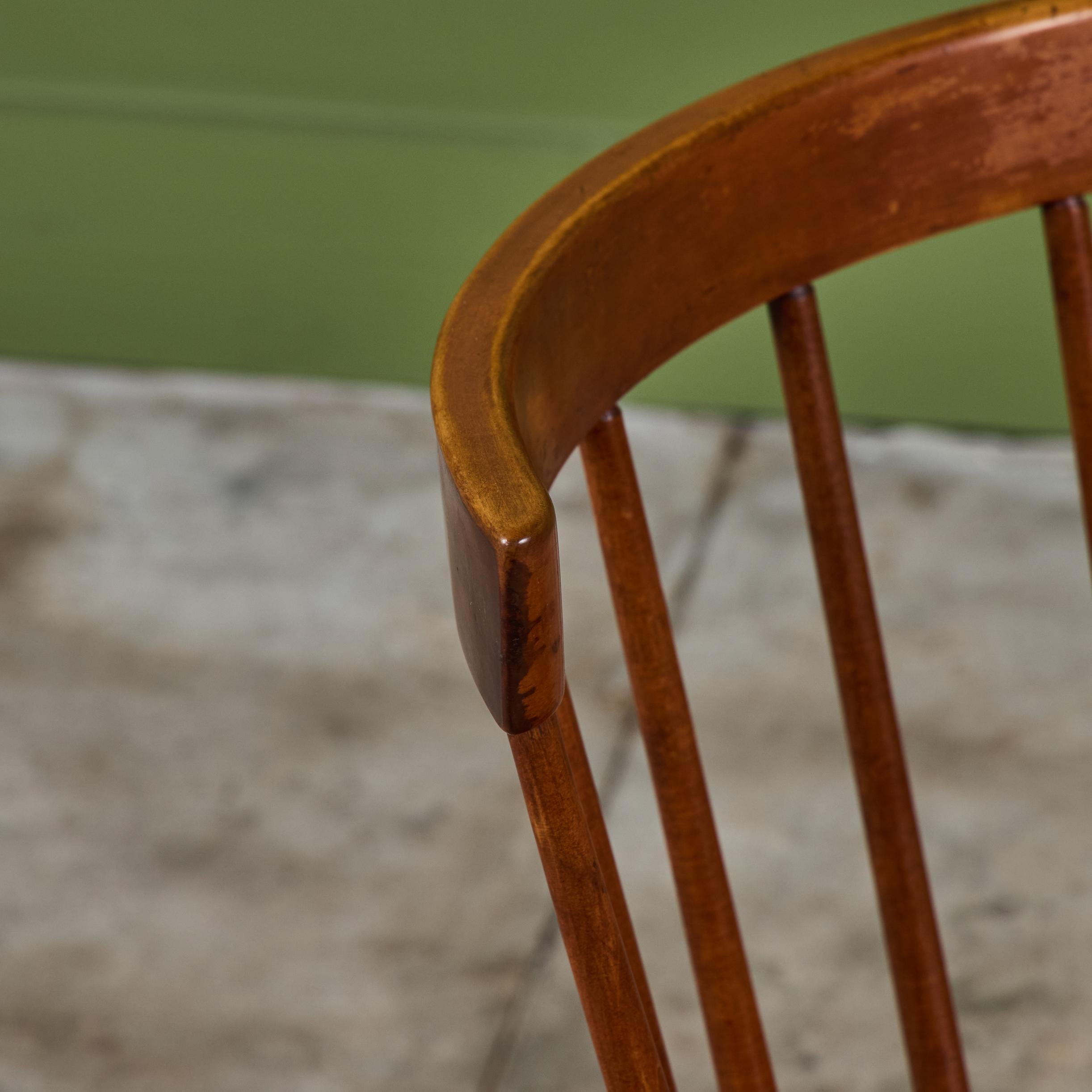 Silla recta George Nakashima para Knoll en venta 7