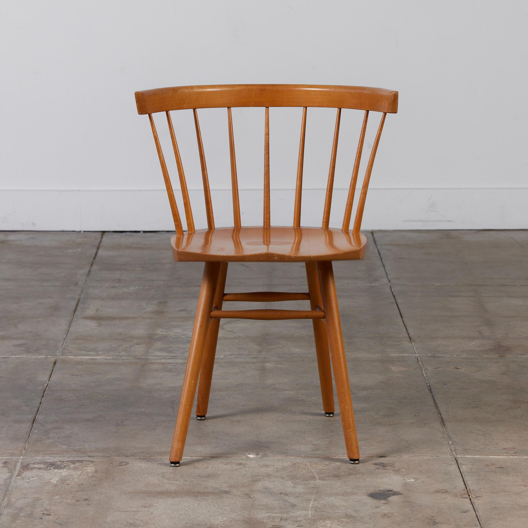 Mid-Century Modern Chaise droite George Nakashima pour Knoll en vente