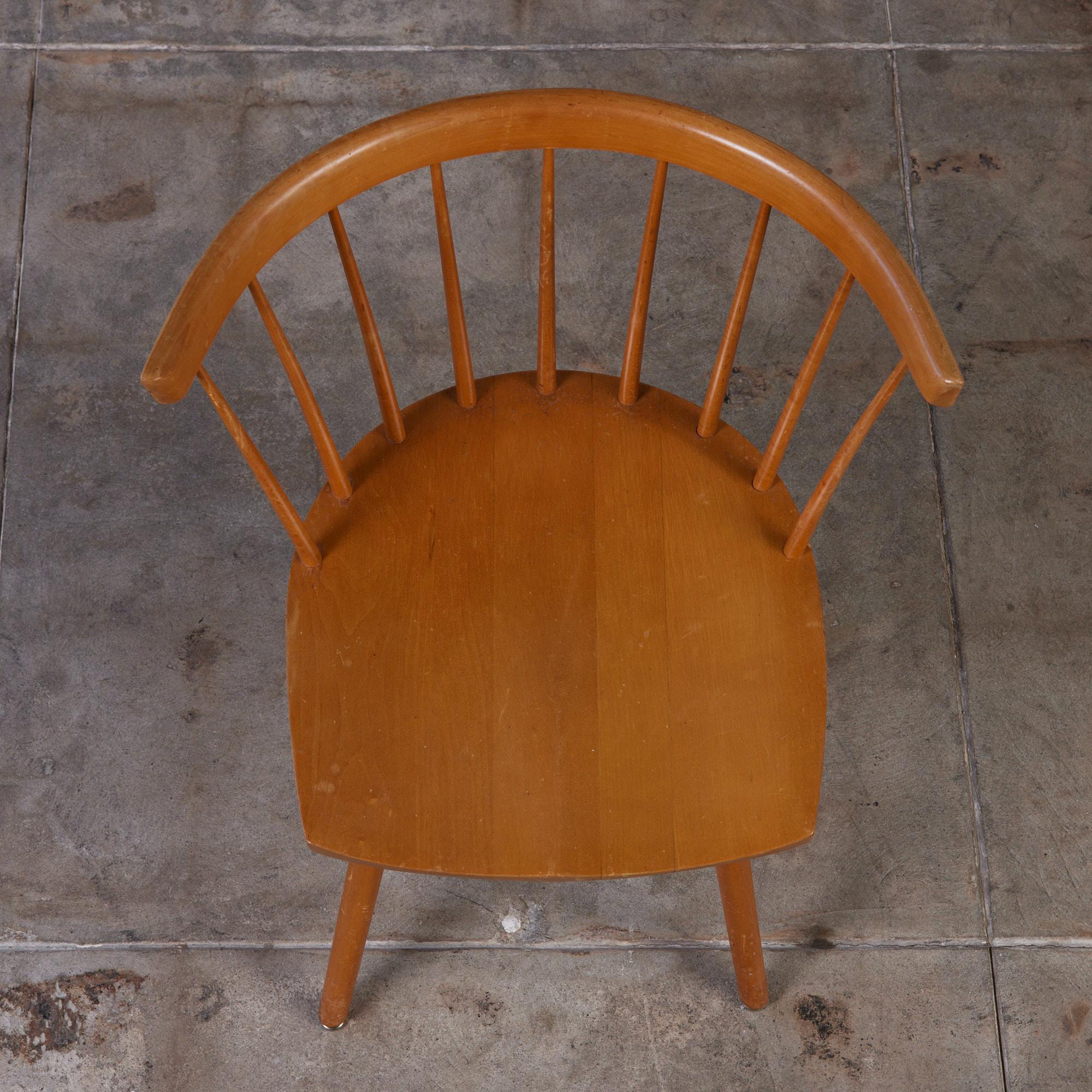 American George Nakashima Straight Chair for Knoll For Sale