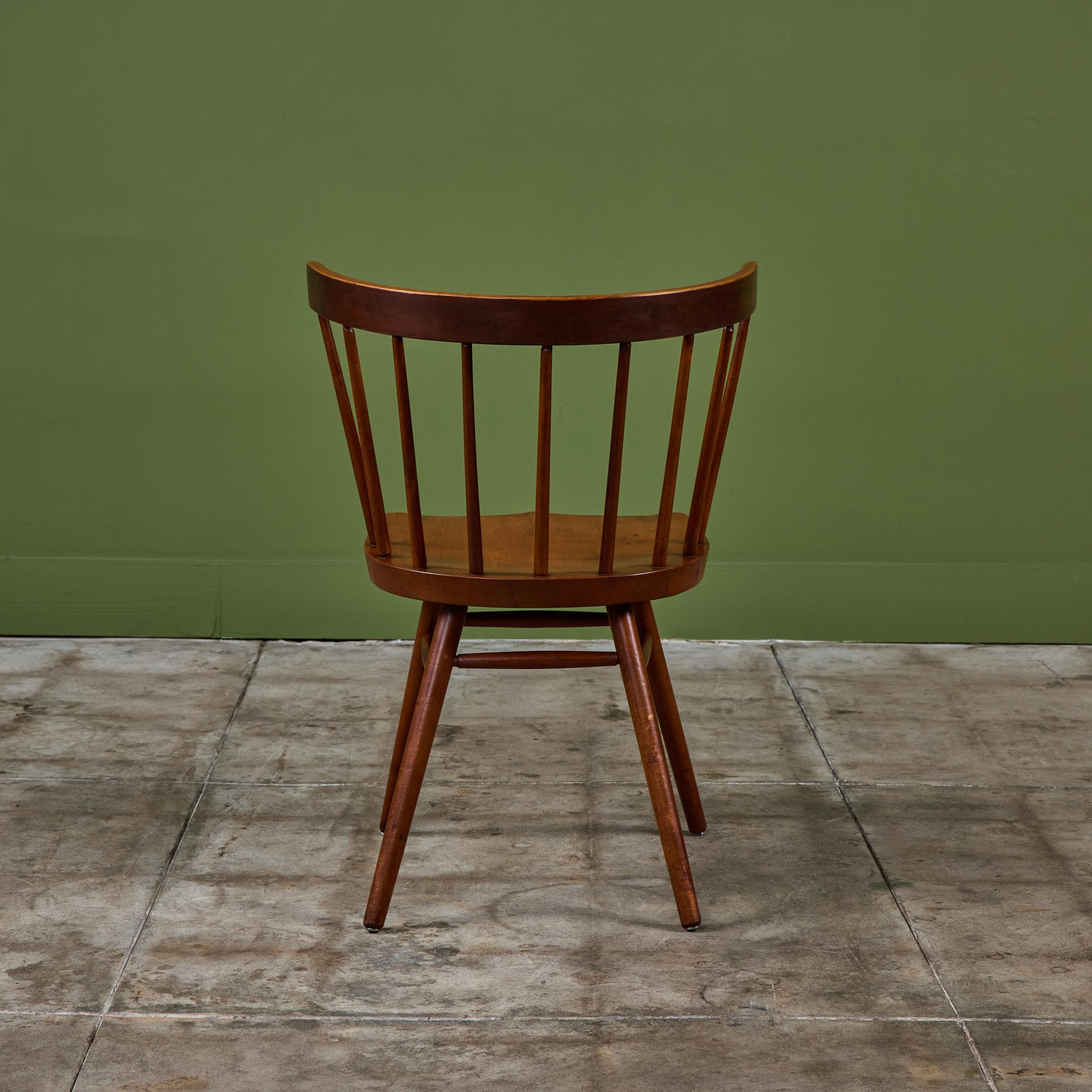 Silla recta George Nakashima para Knoll en venta 1