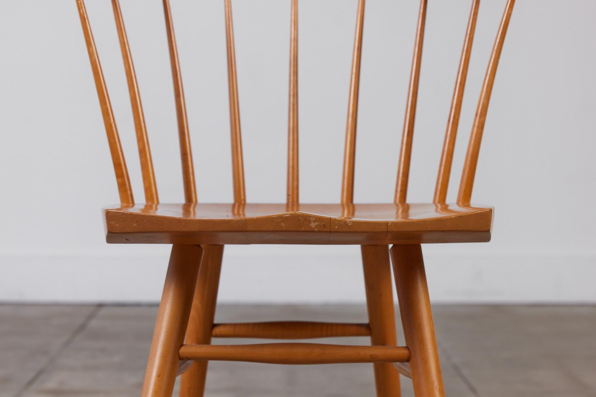 20th Century George Nakashima Straight Chair for Knoll For Sale