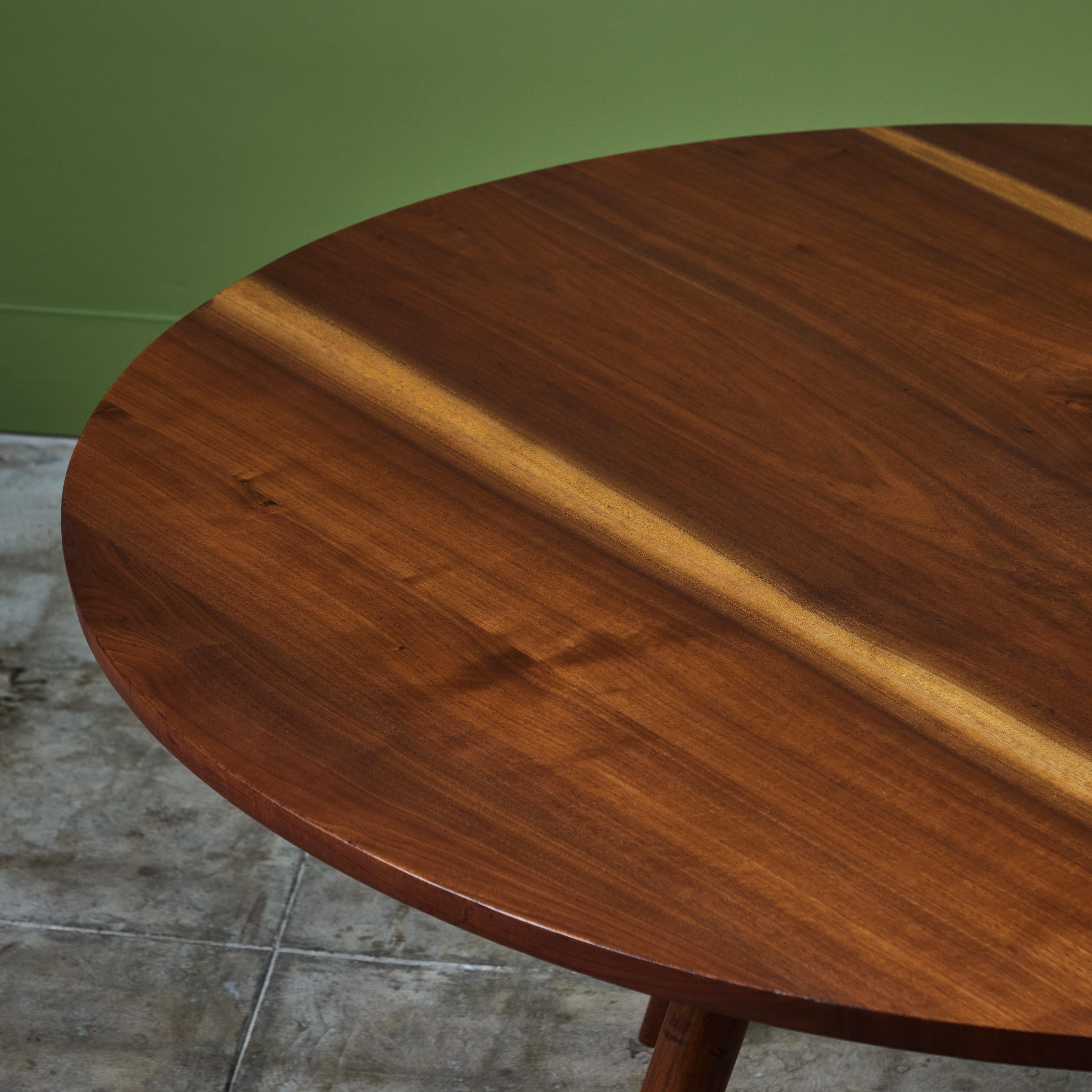 George Nakashima Studio Black Walnut Dining Set 10