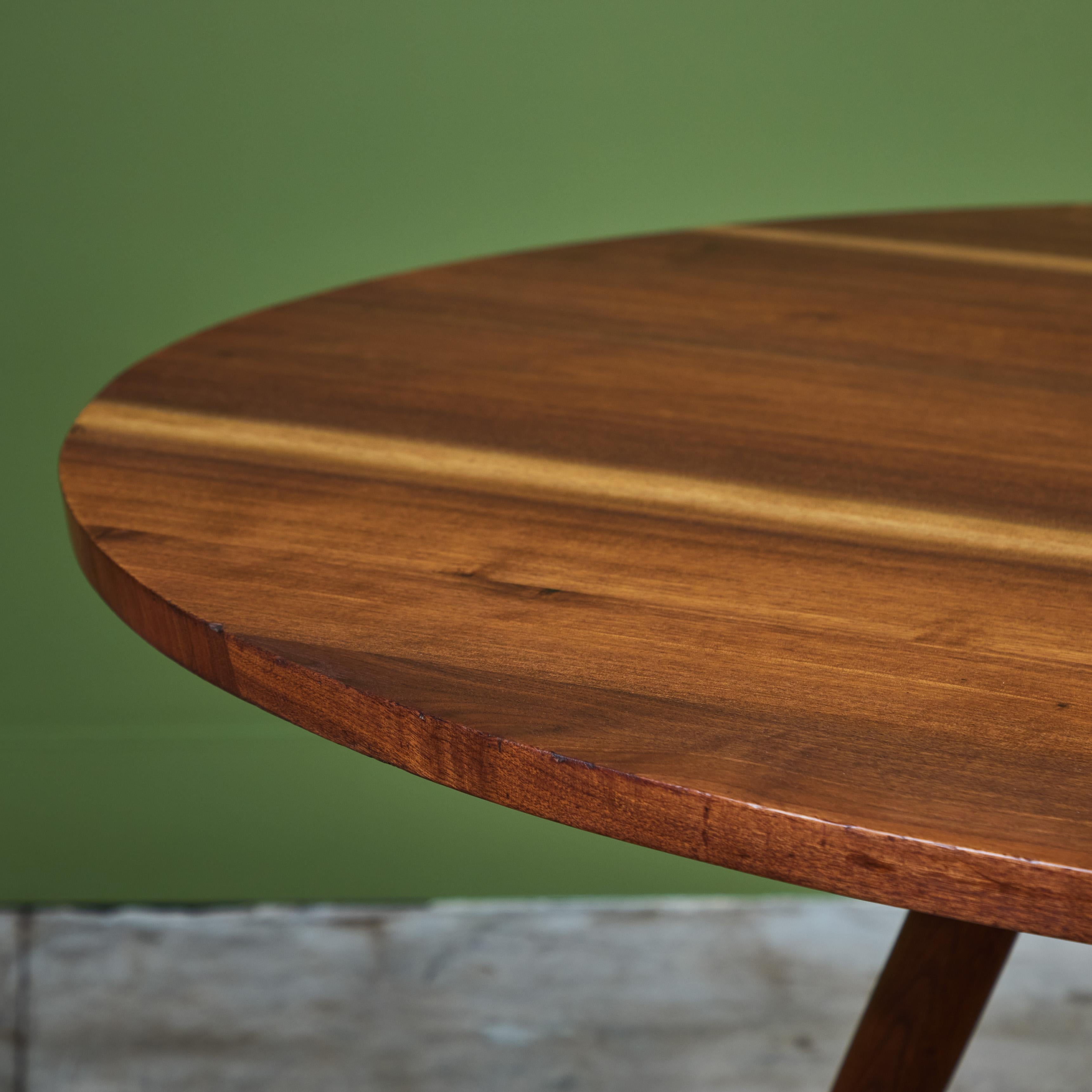 George Nakashima Studio Black Walnut Dining Set 11