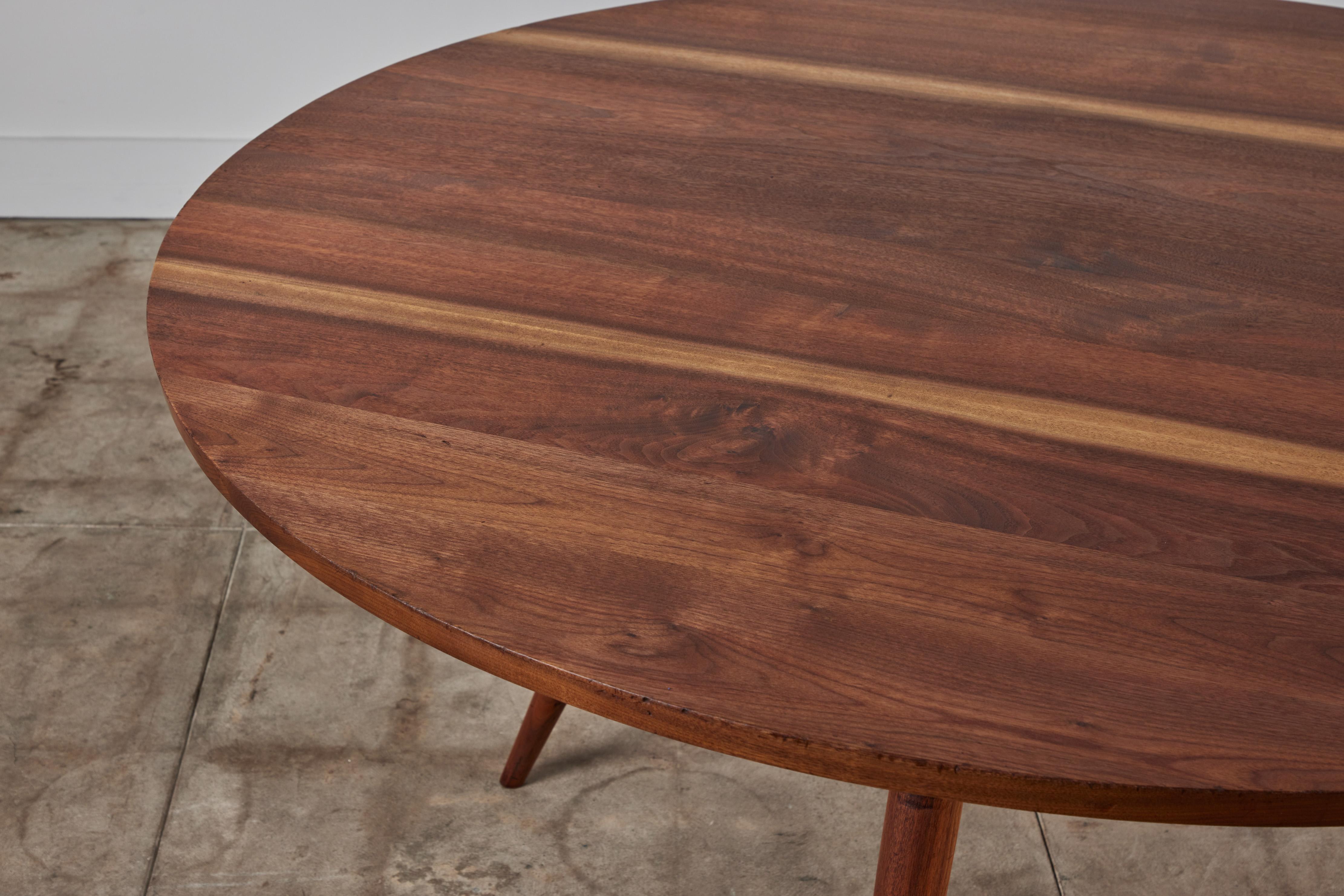 Table de salle à manger en noyer noir George Nakashima Studio 4