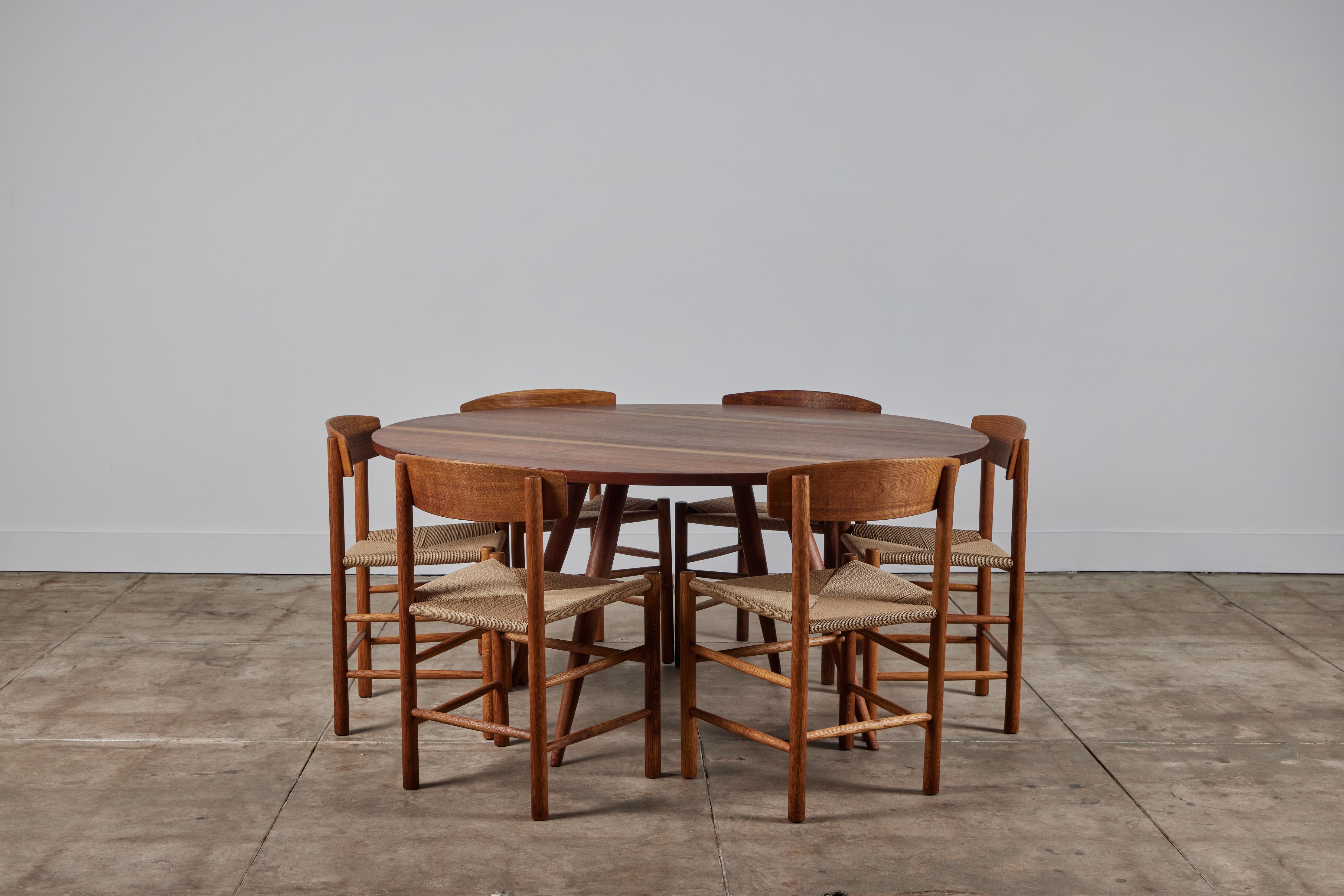 George Nakashima Studio Black Walnut Dining Table 8