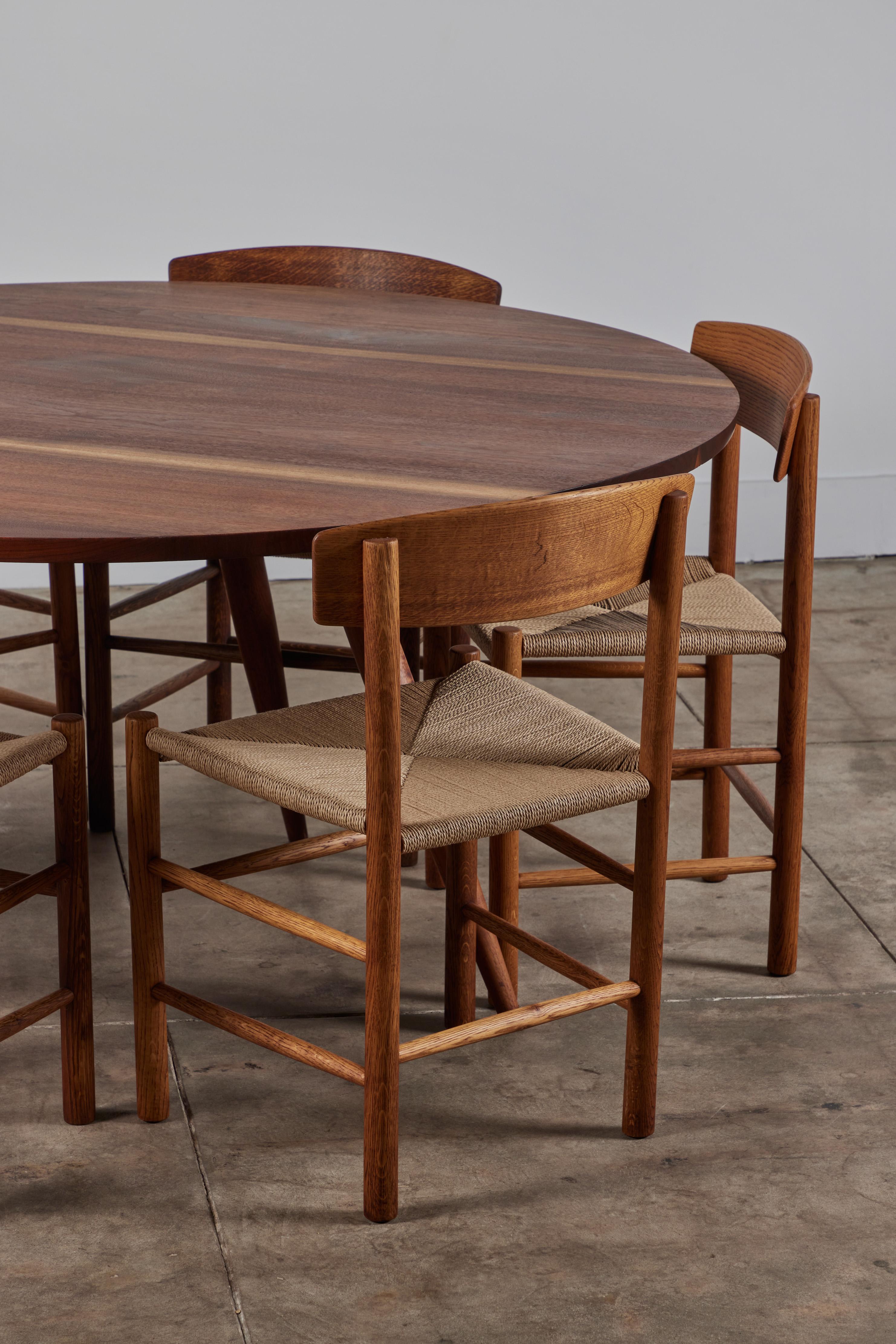 George Nakashima Studio Black Walnut Dining Table 9