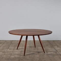 George Nakashima Studio Black Walnut Dining Table