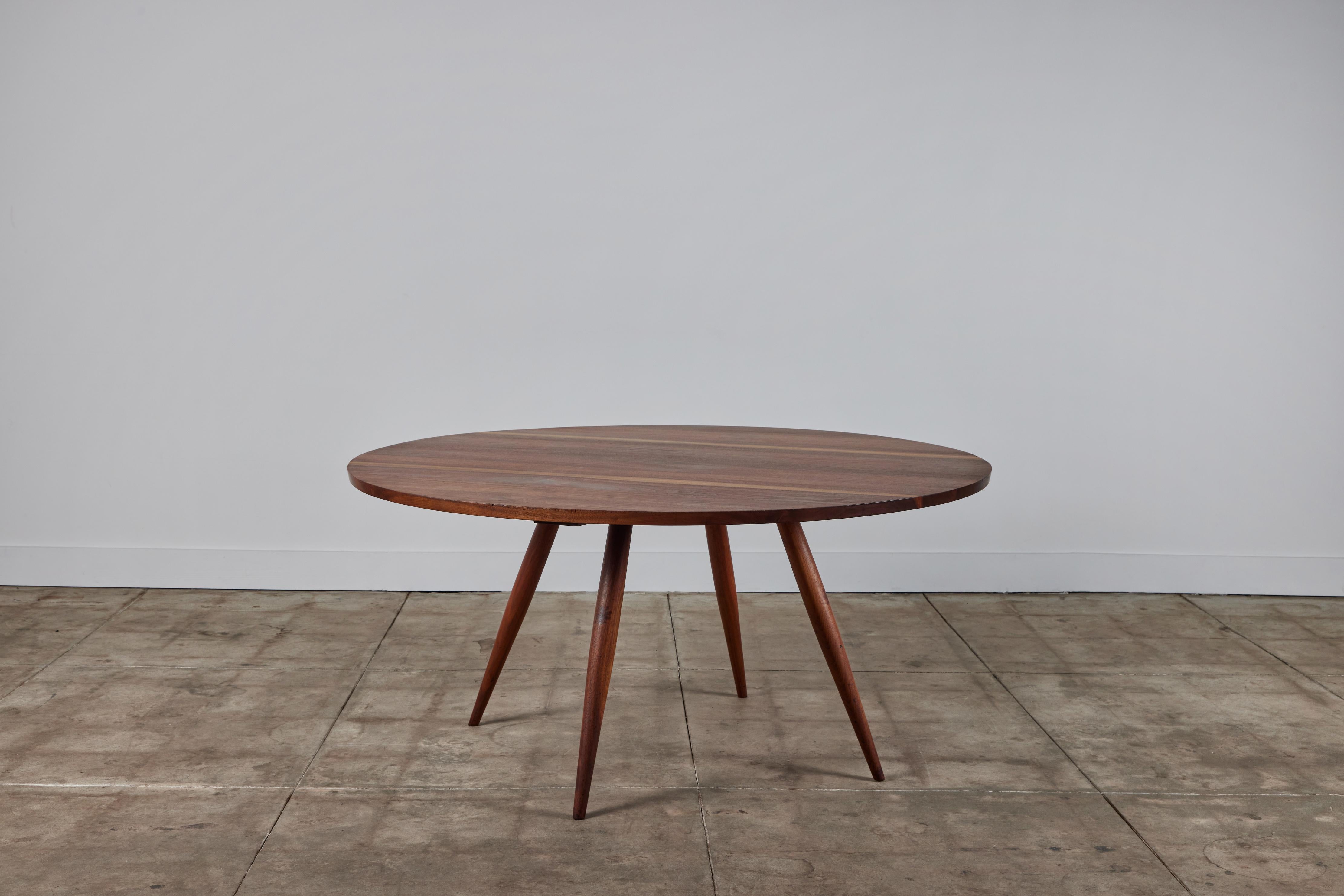George Nakashima Studio Black Walnut Dining Table In Good Condition In Los Angeles, CA