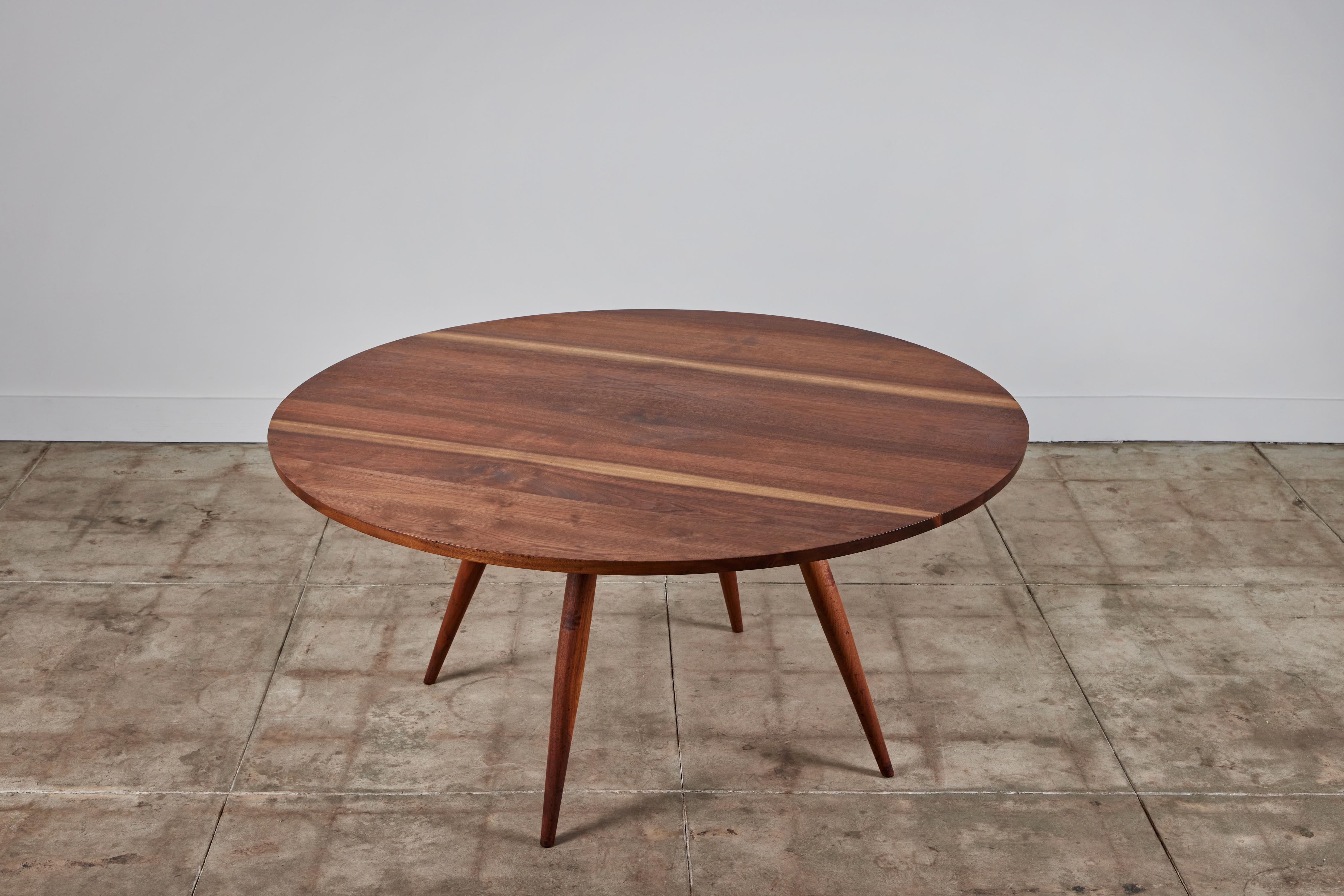 20th Century George Nakashima Studio Black Walnut Dining Table