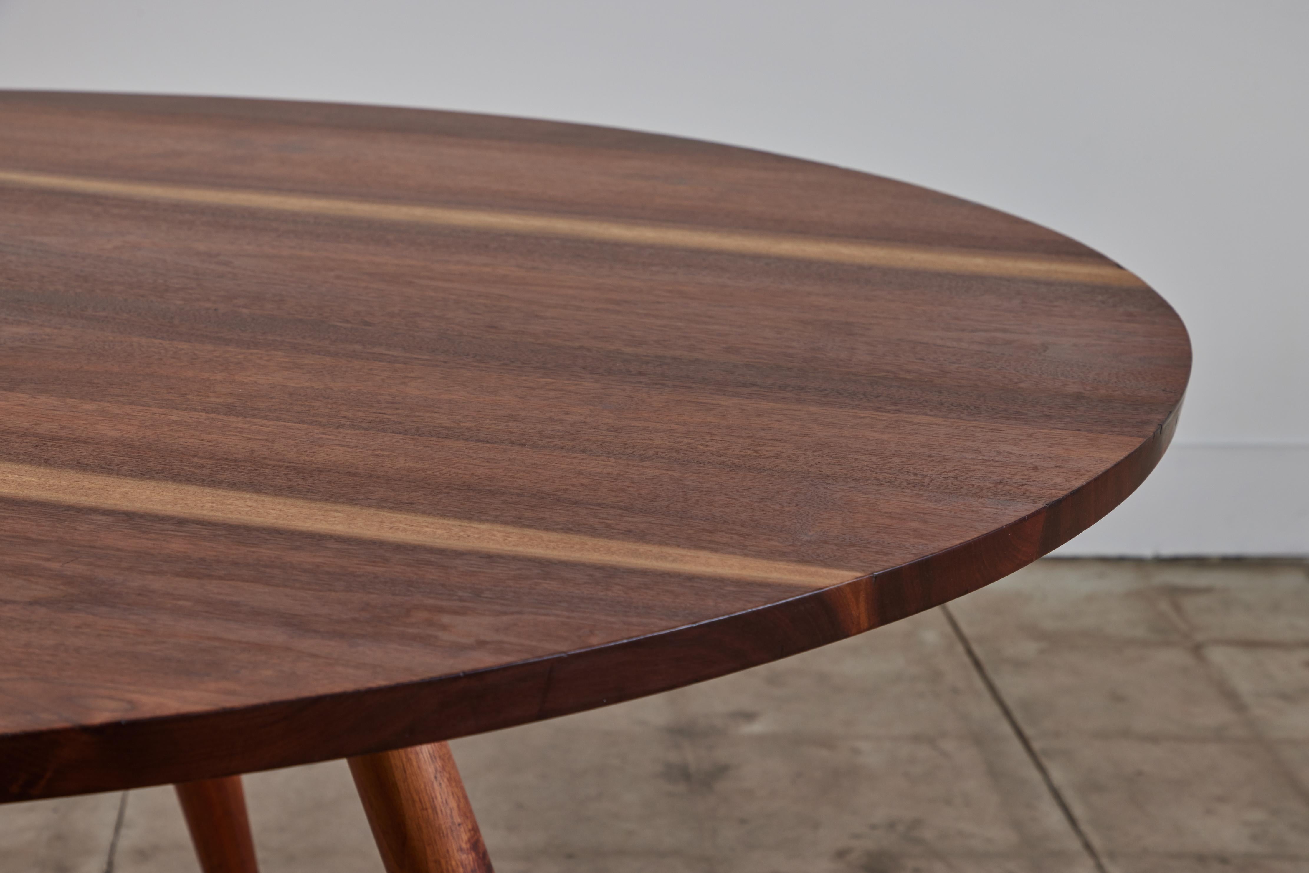 George Nakashima Studio Black Walnut Dining Table 2