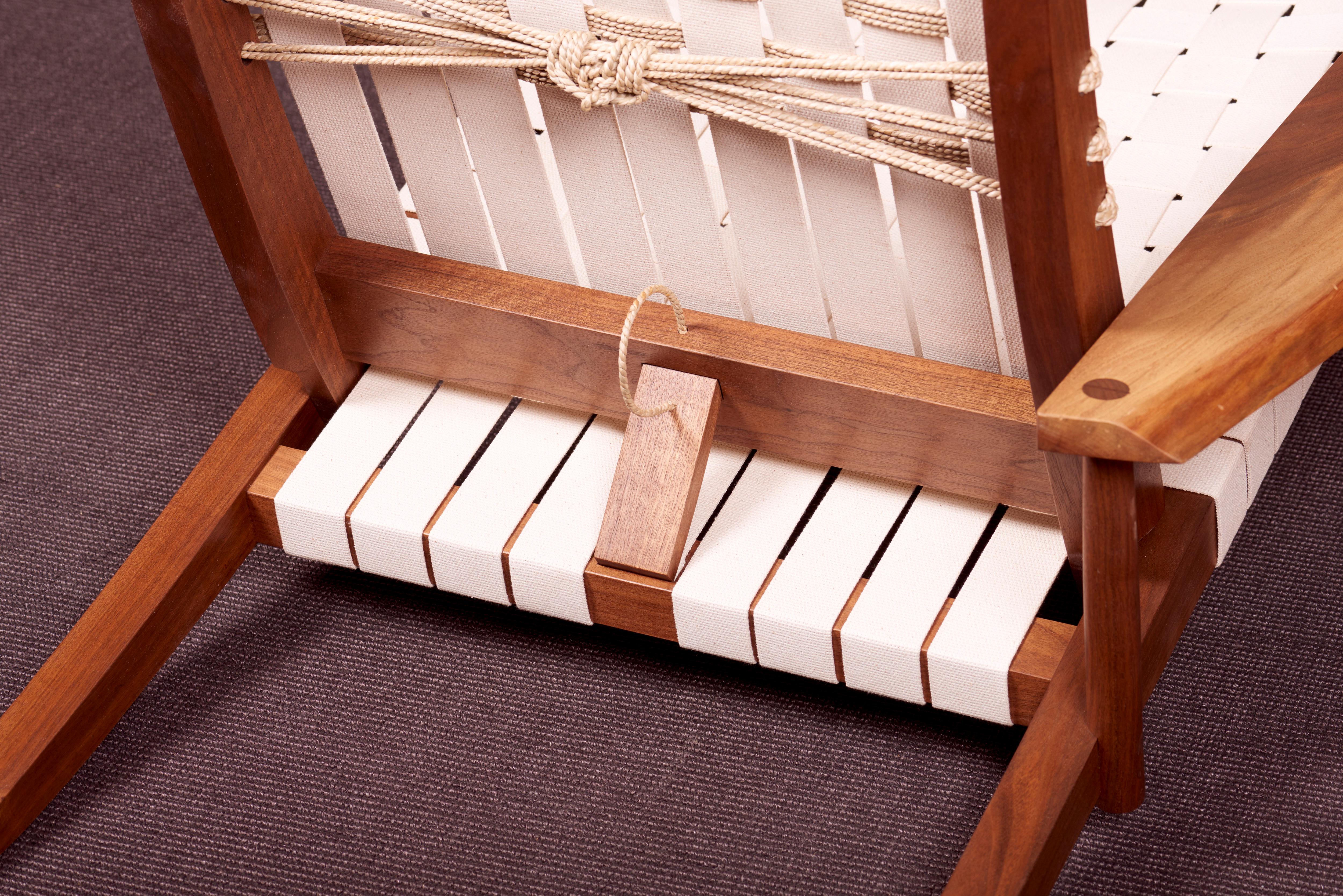 Chaise longue ou fauteuil Mira Nakashima d'après un design de George Nakashima en vente 1