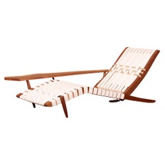 Mira Nakashima Chaise Lounge or Long Chair after a design by George Nakashima 
