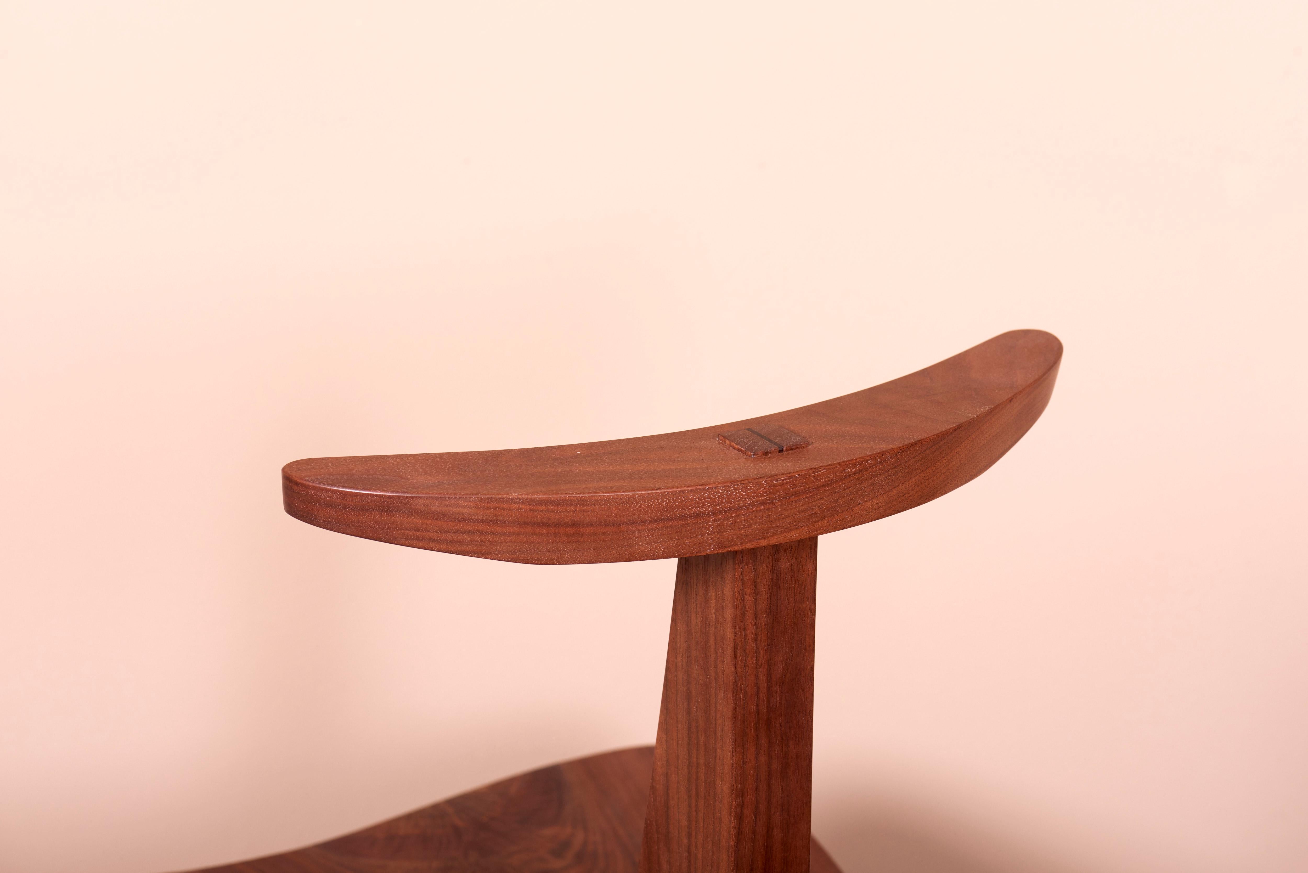 Contemporary Concordia Chair by Mira Nakashima based on a George Nakashima design, USA For Sale