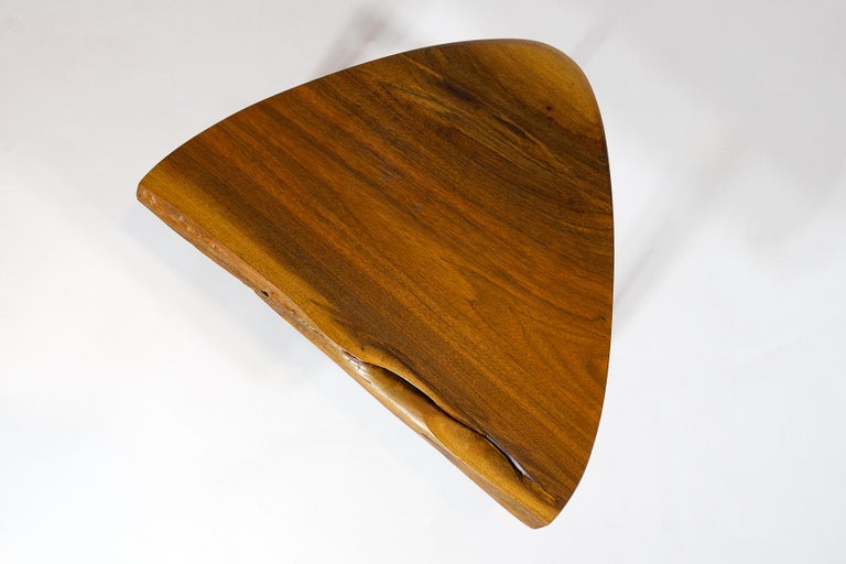 Nakashima Studio Wepman Side Tables in Walnut Signed by Mira