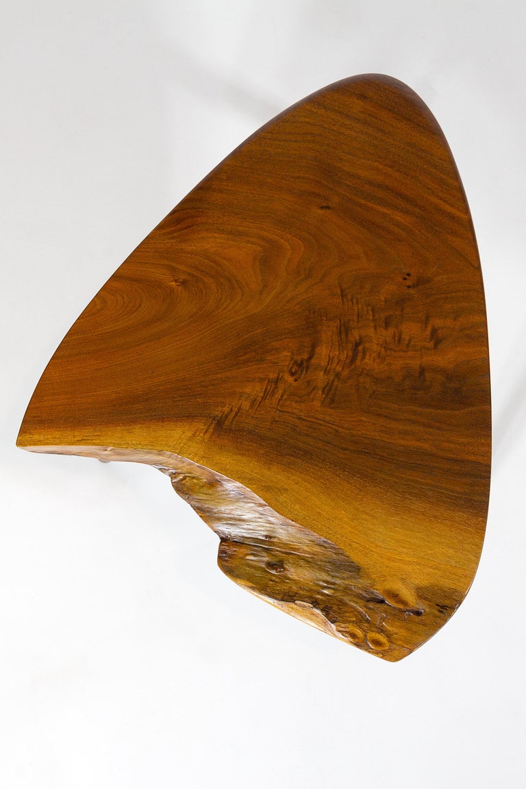 Nakashima Studio Wepman Side Tables in Walnut Signed by Mira