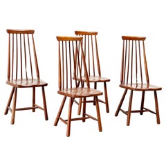 Retro George Nakashima style dining chairs
