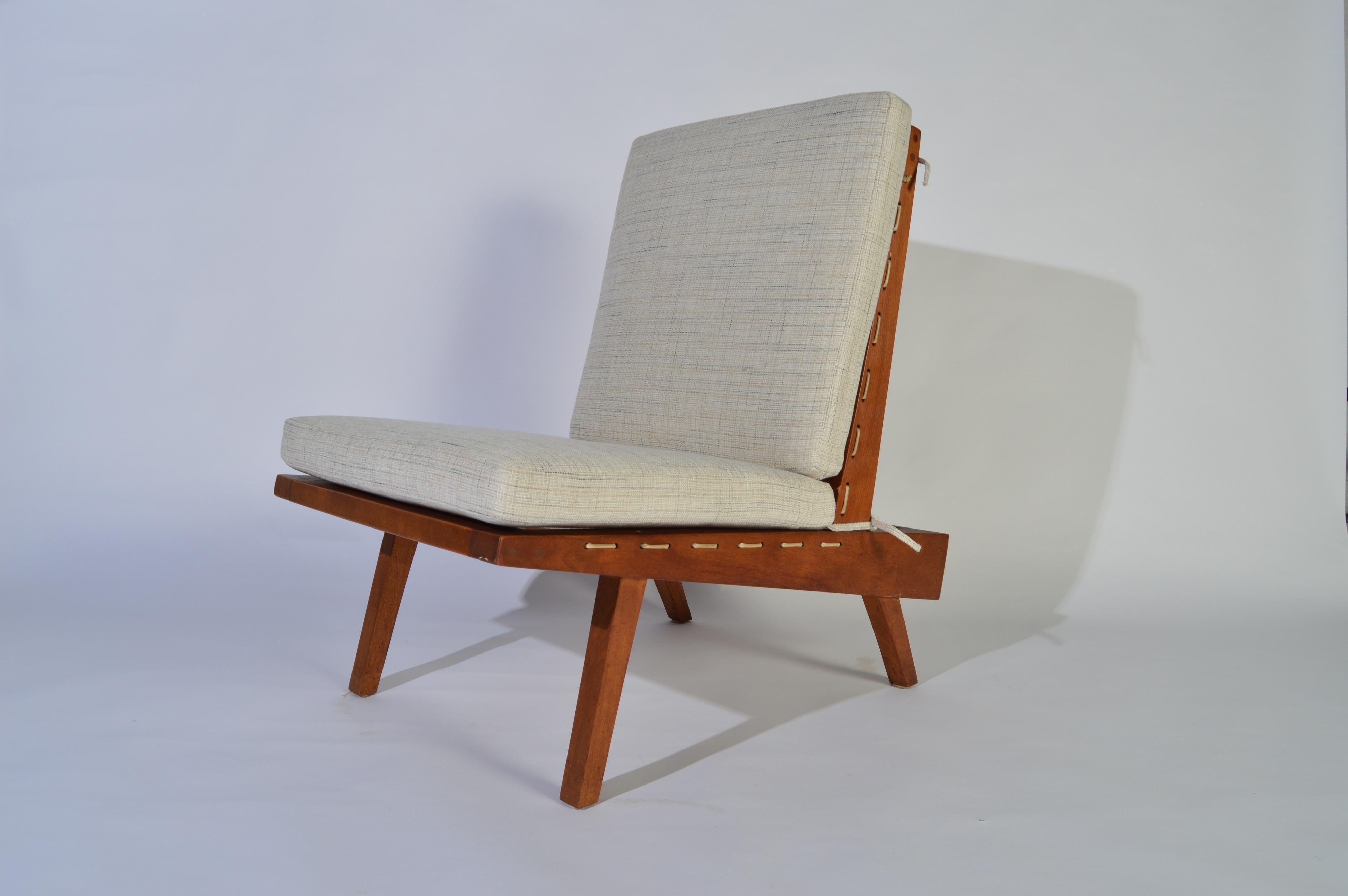 Mid-Century Modern George Nakashima Style Japanese Windsor Easy Chair, circa 1950