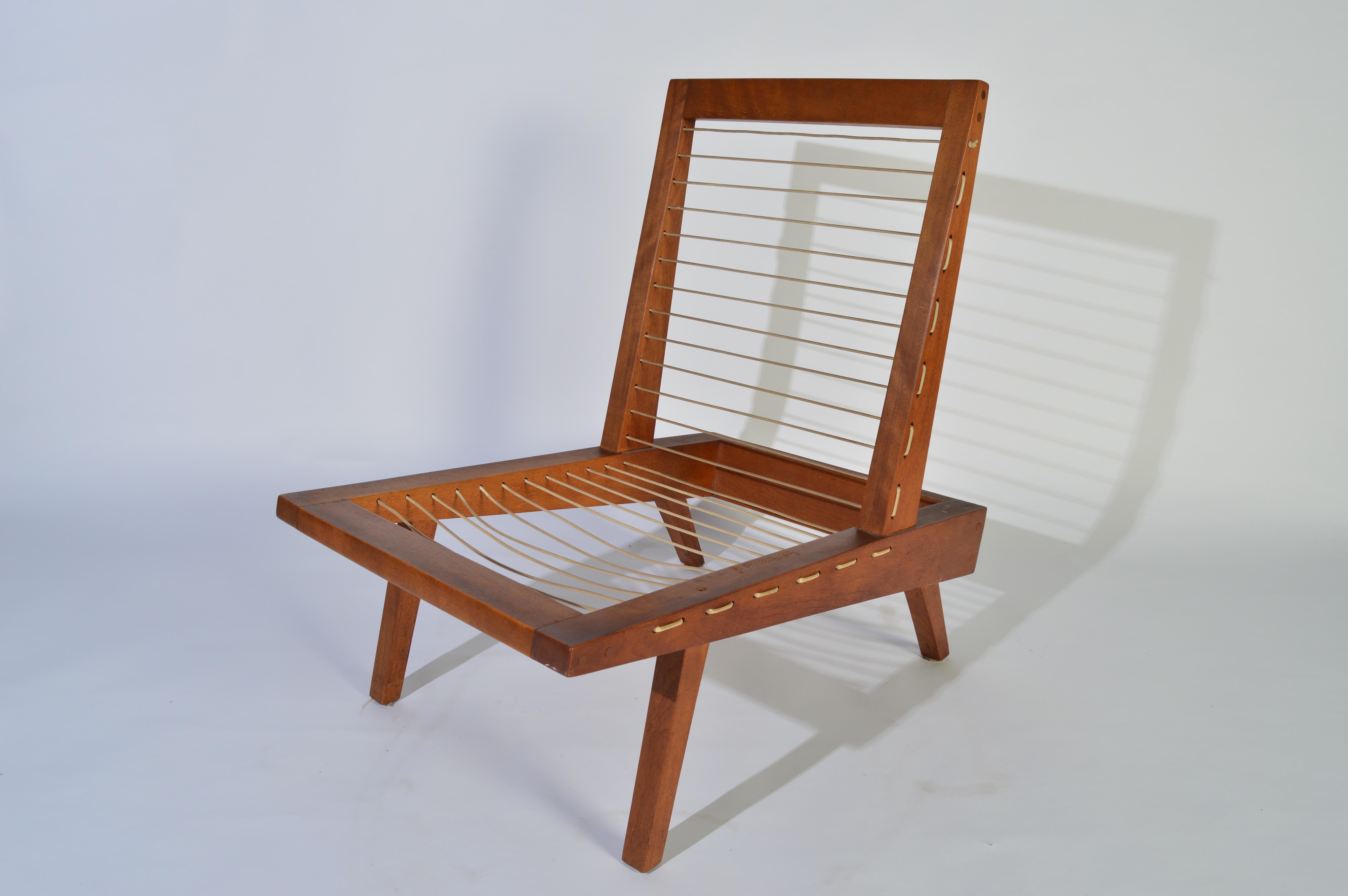 Mid-20th Century George Nakashima Style Japanese Windsor Easy Chair, circa 1950