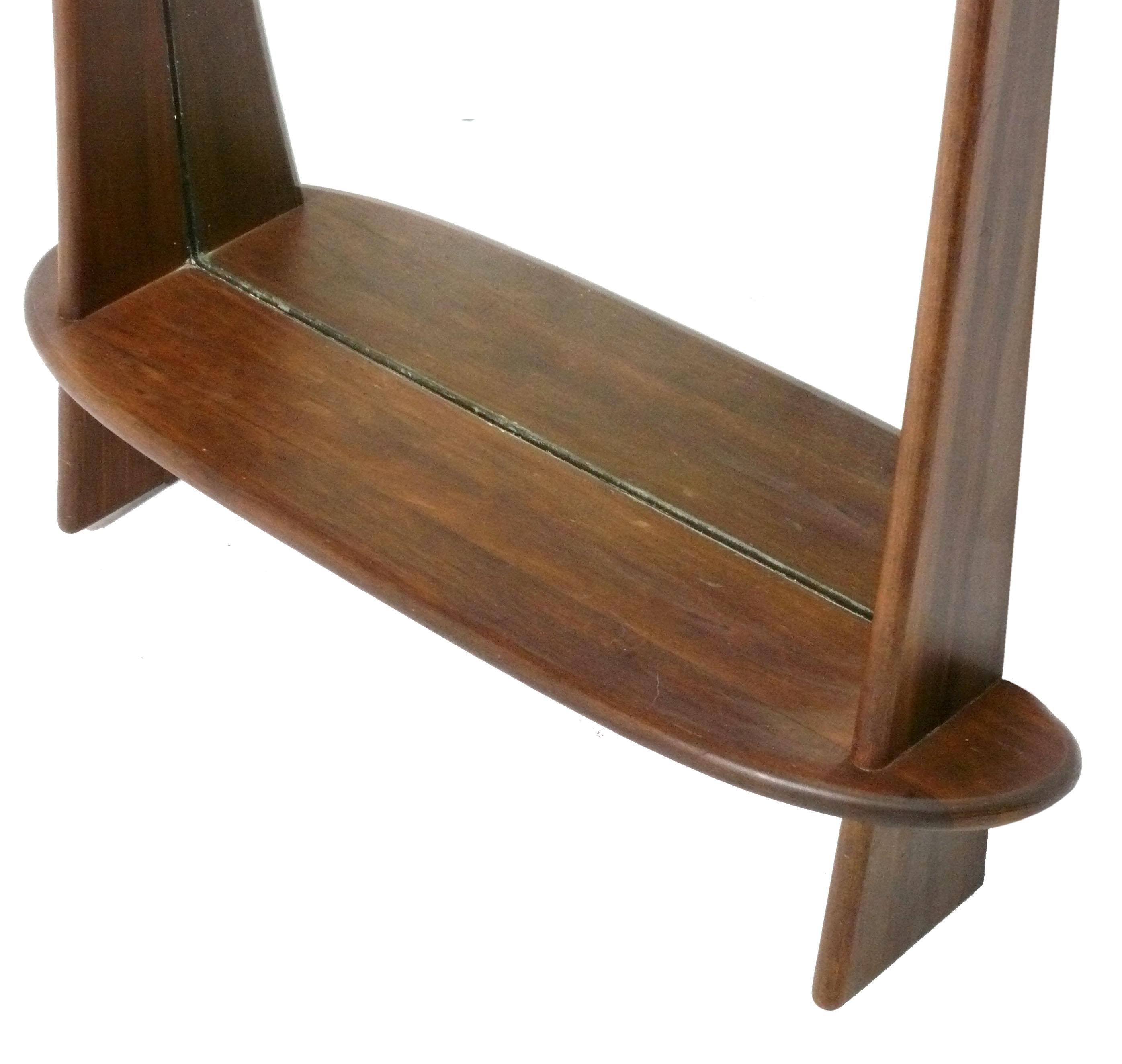 Mid-Century moderno Specchio in stile George Nakashima 46