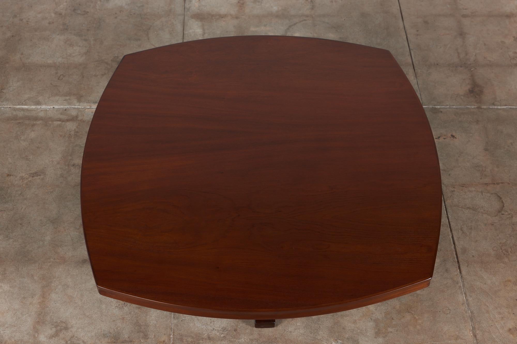 George Nakashima Style Square Walnut Coffee Table 3