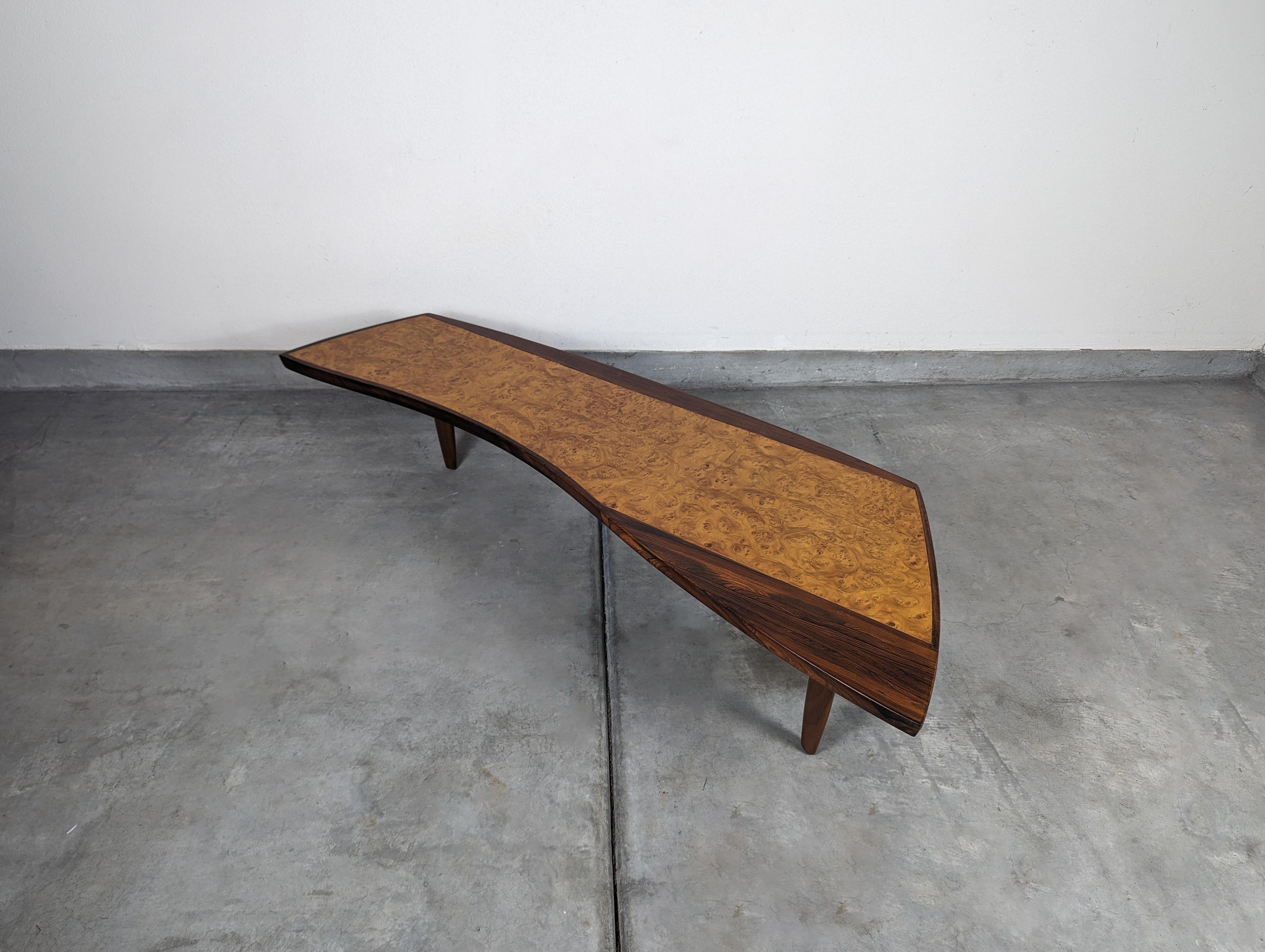 George Nakashima Sundra Coffee Table for Widdicomb Model 200-66W, c1960s 2