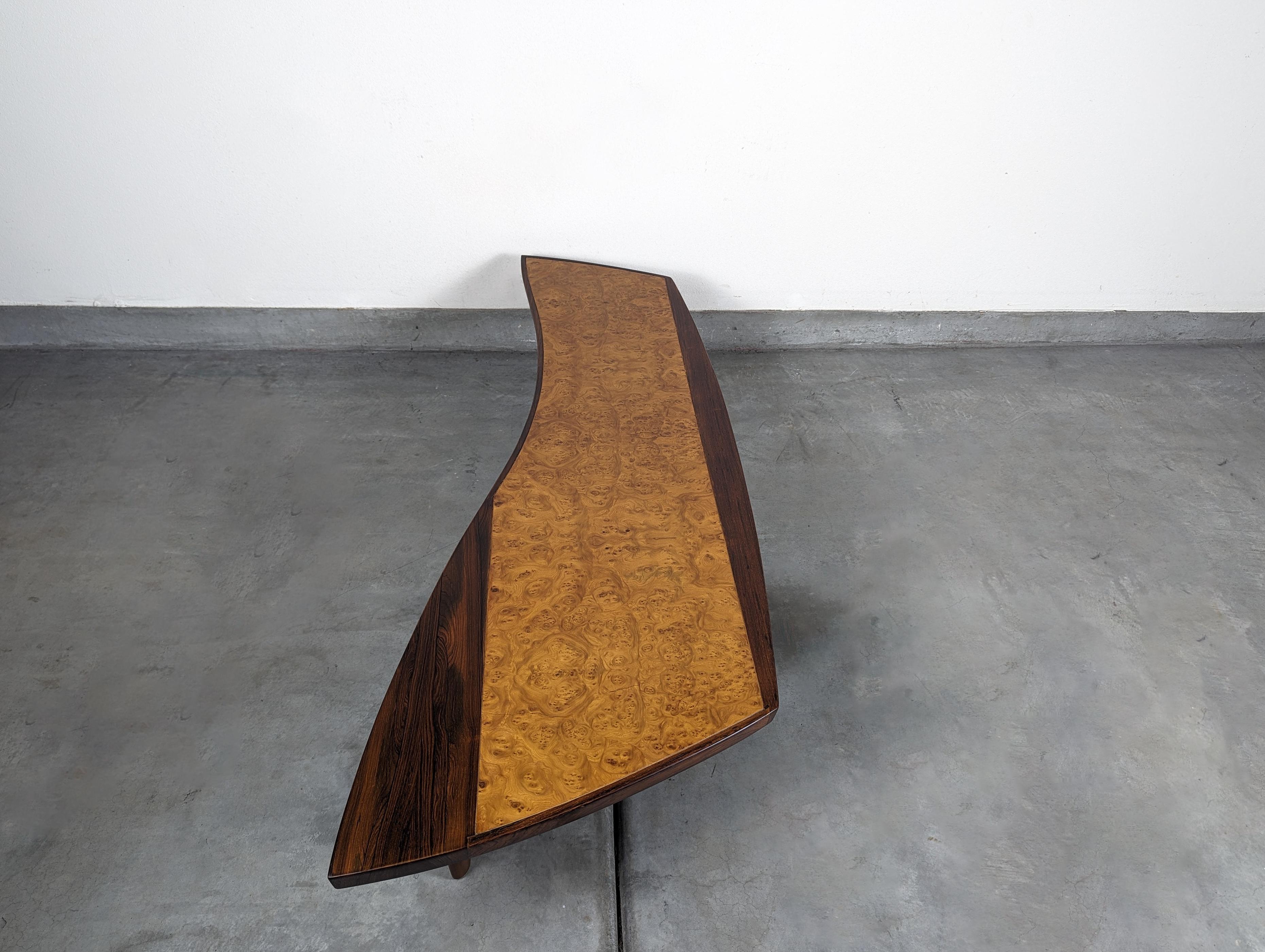 Table basse George Nakashima Sundra pour Widdicomb, modèle 200-66W, vers les années 1960 en vente 10