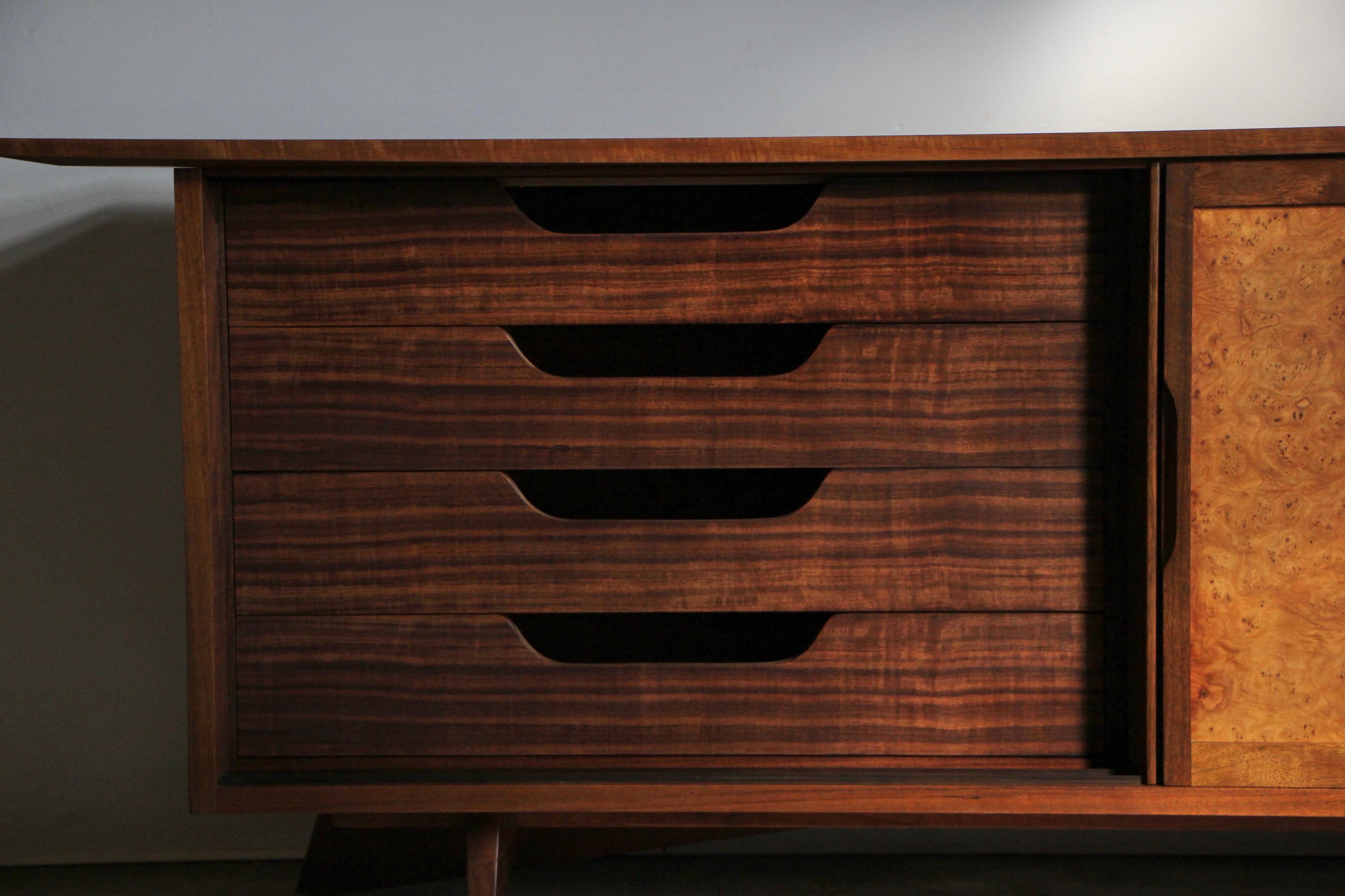 George Nakashima 'Sundra' Sideboard Credenza for Widdicomb, c. 1960, Signed 2