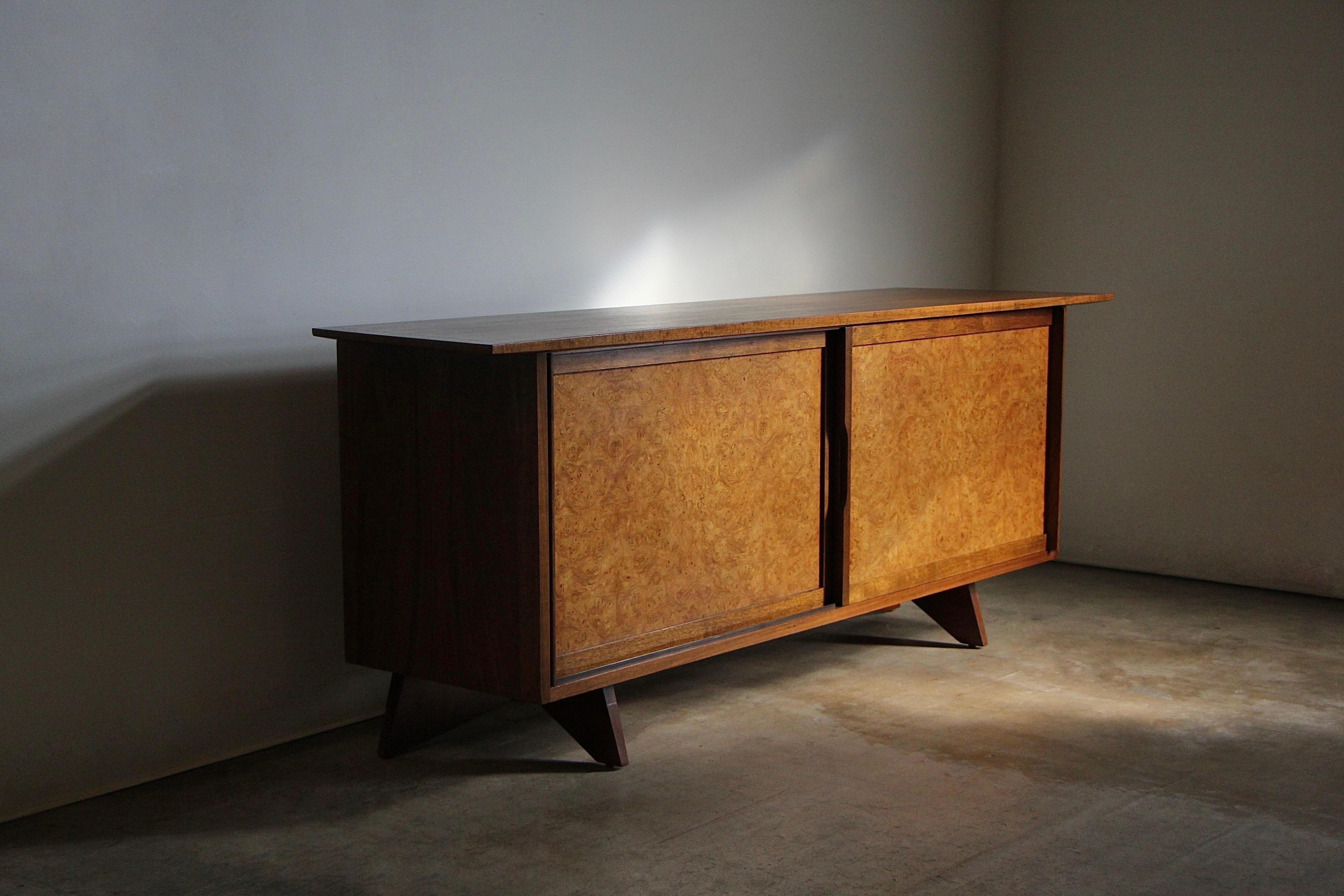 Mid-Century Modern George Nakashima 'Sundra' Sideboard Credenza for Widdicomb, c. 1960, Signed