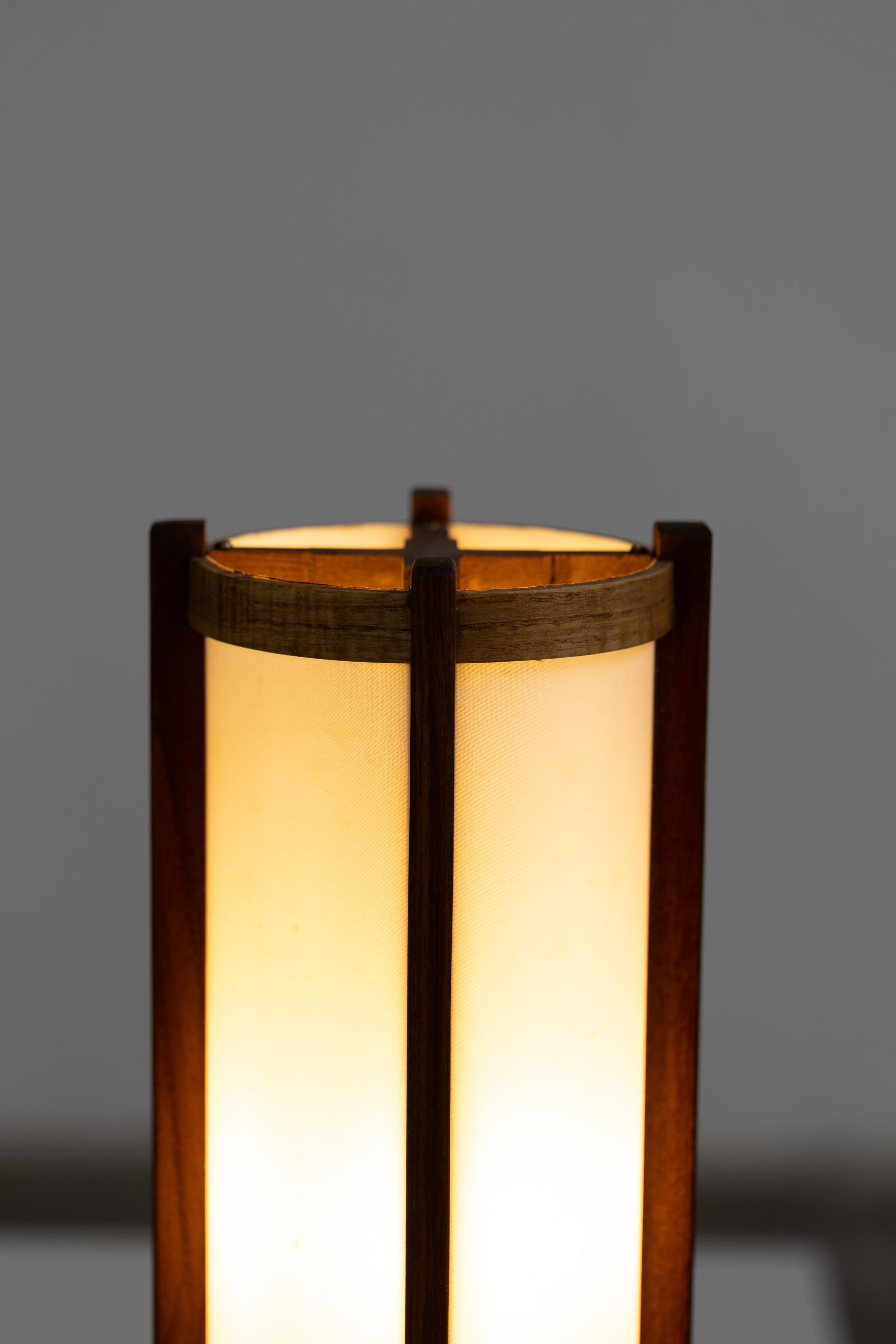 George Nakashima Table Lamp, 1961 For Sale 3