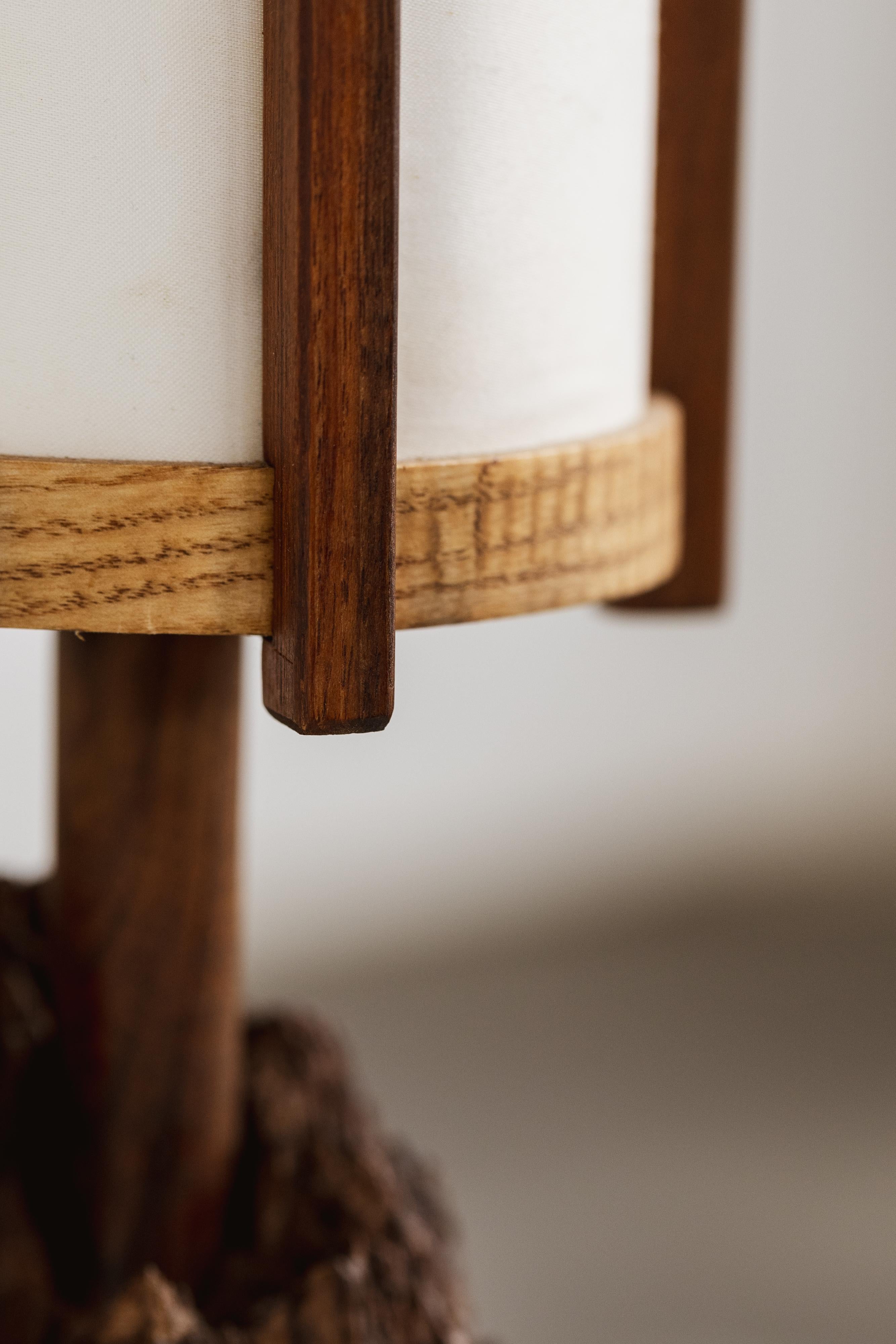 George Nakashima Table Lamp, 1961 In Good Condition For Sale In Lonigo, Veneto
