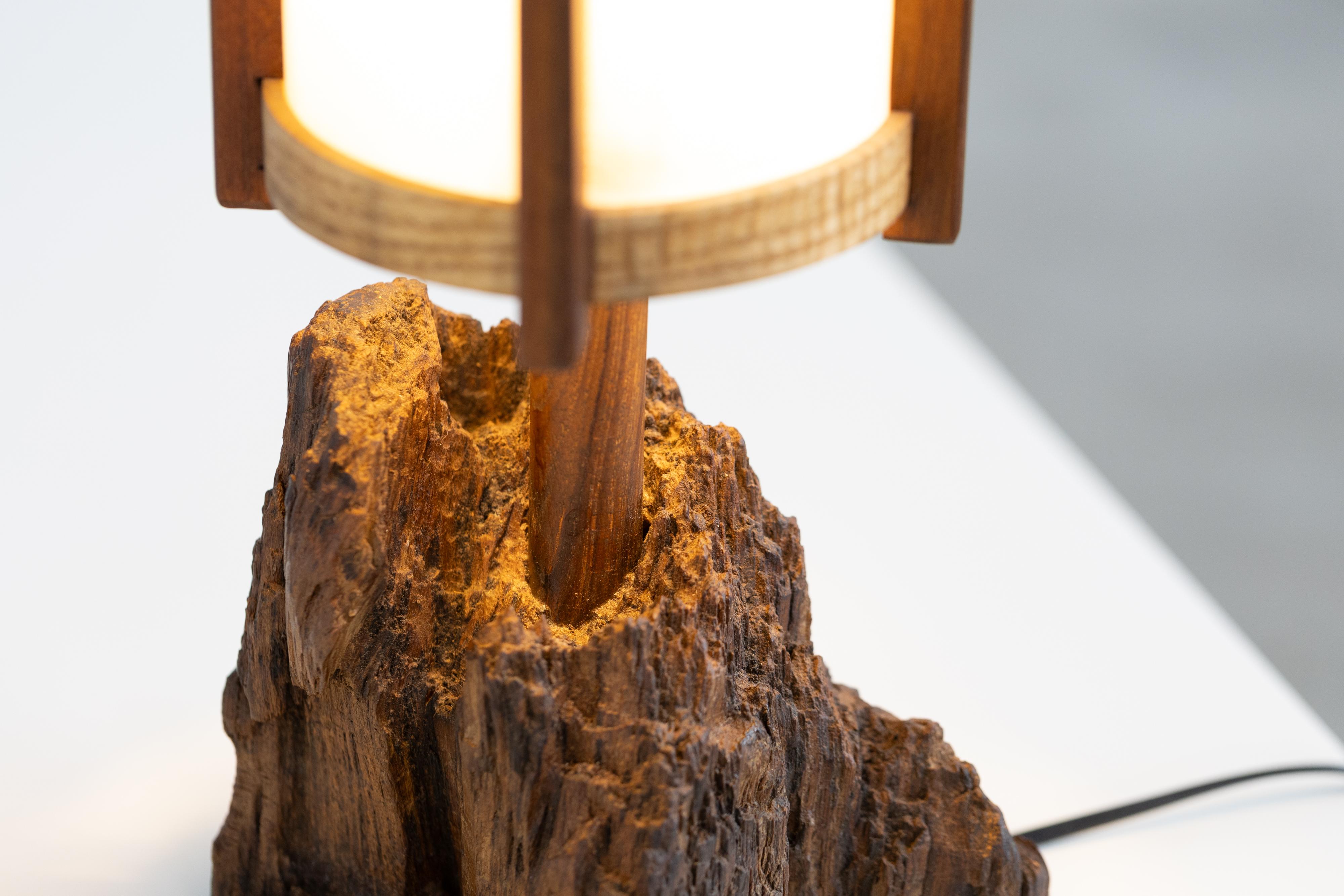 George Nakashima Table Lamp, 1961 For Sale 2