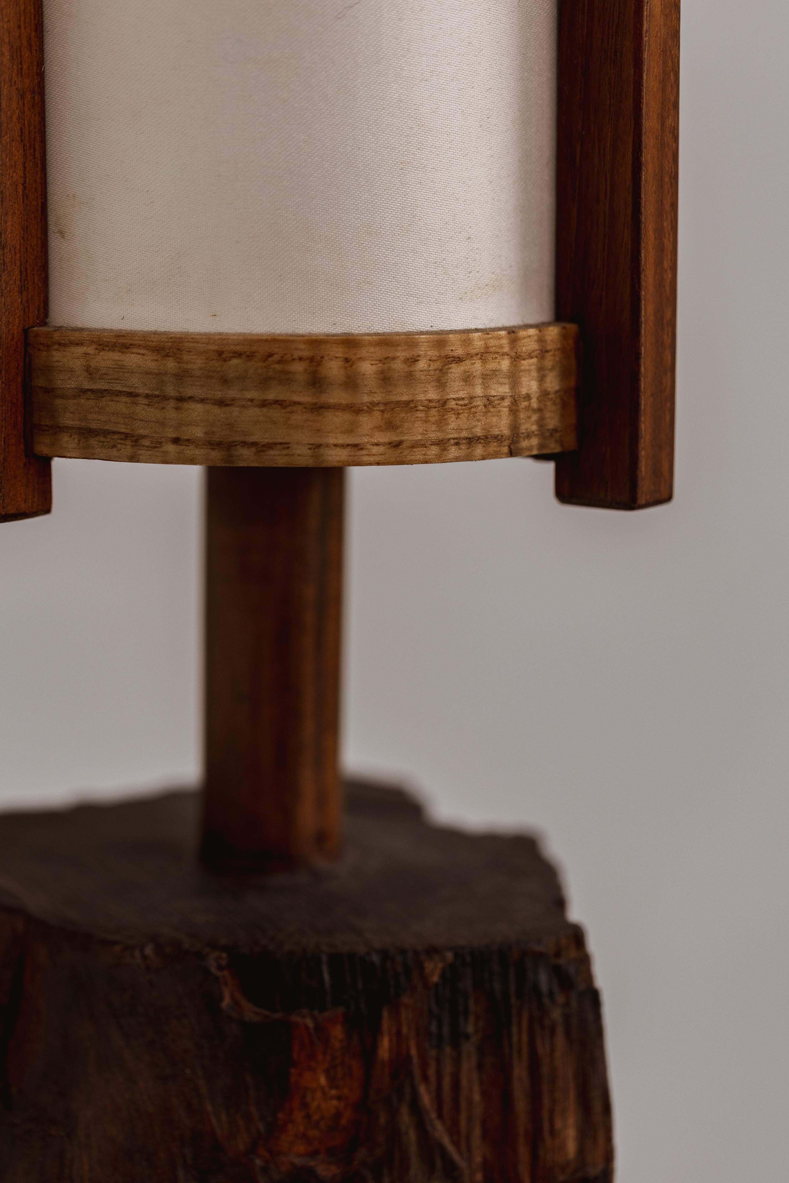 George Nakashima Table Lamp, 1961 For Sale 2