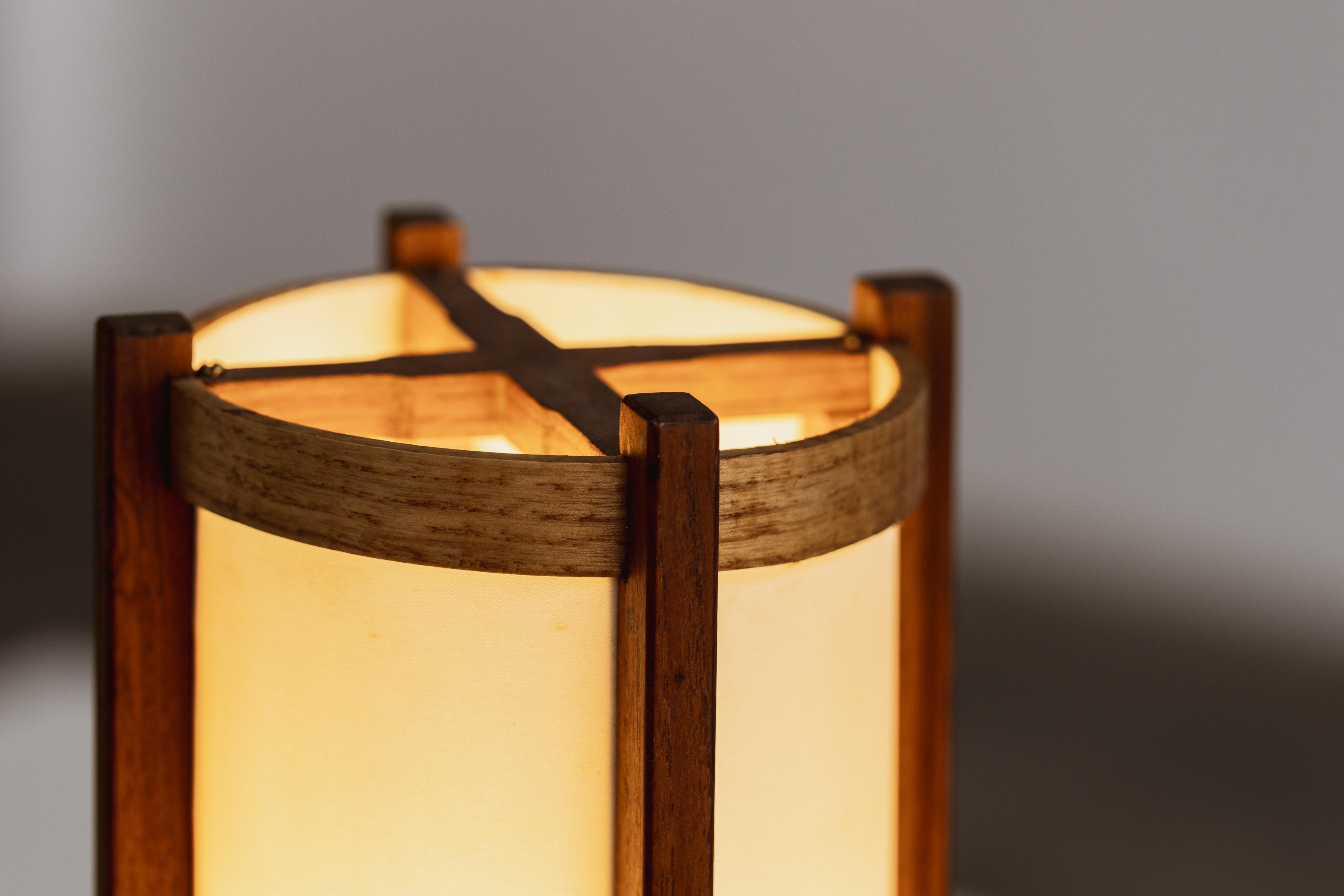 George Nakashima Table Lamps, 1961, Set of 2 For Sale 3