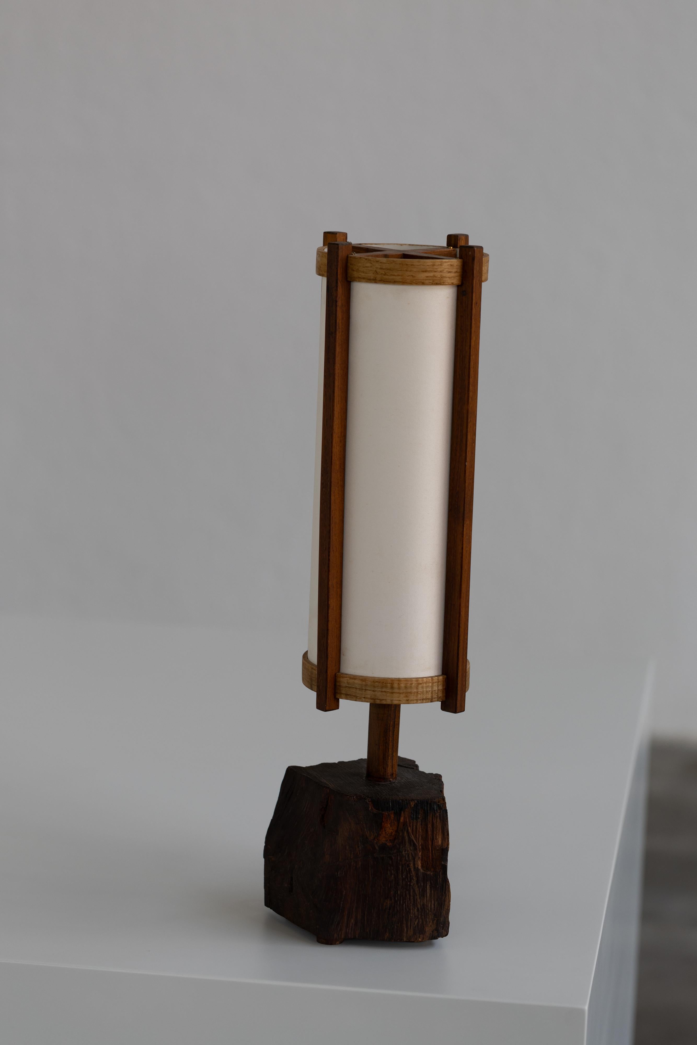George Nakashima Table Lamps, 1961, Set of 2 For Sale 1