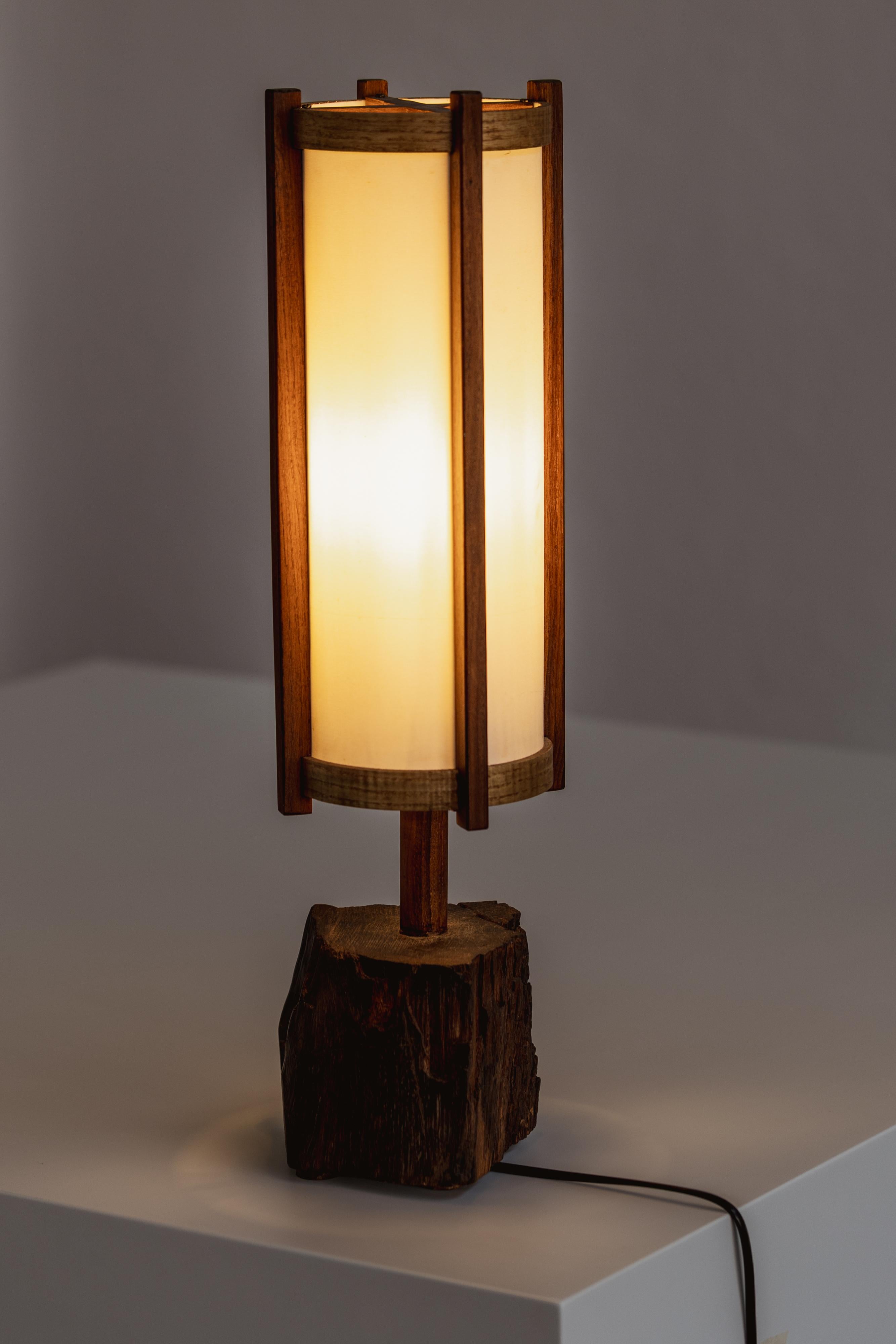 George Nakashima Table Lamps, 1961, Set of 2 For Sale 2