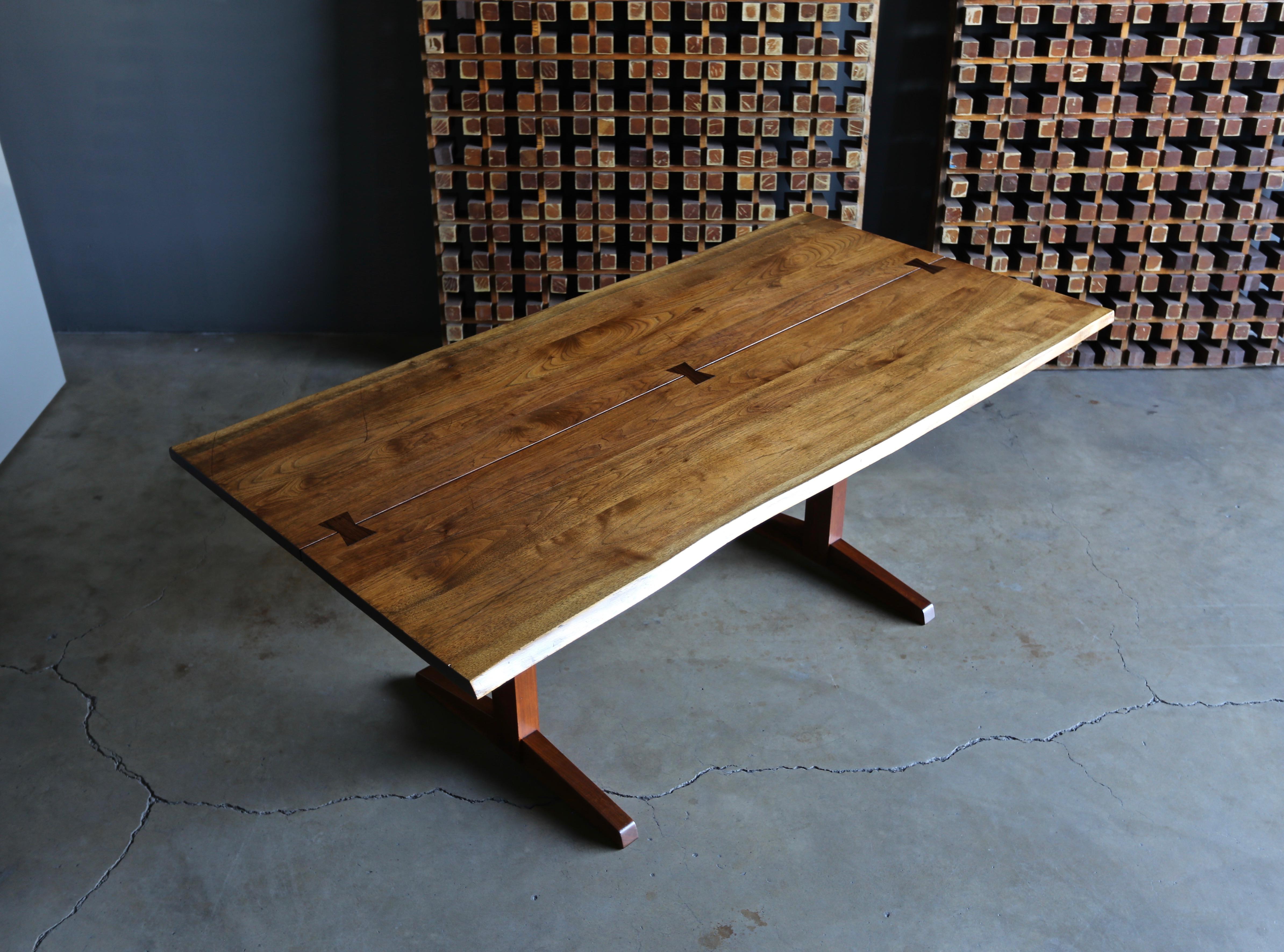 George Nakashima Trestle Dining Table, 1960 1