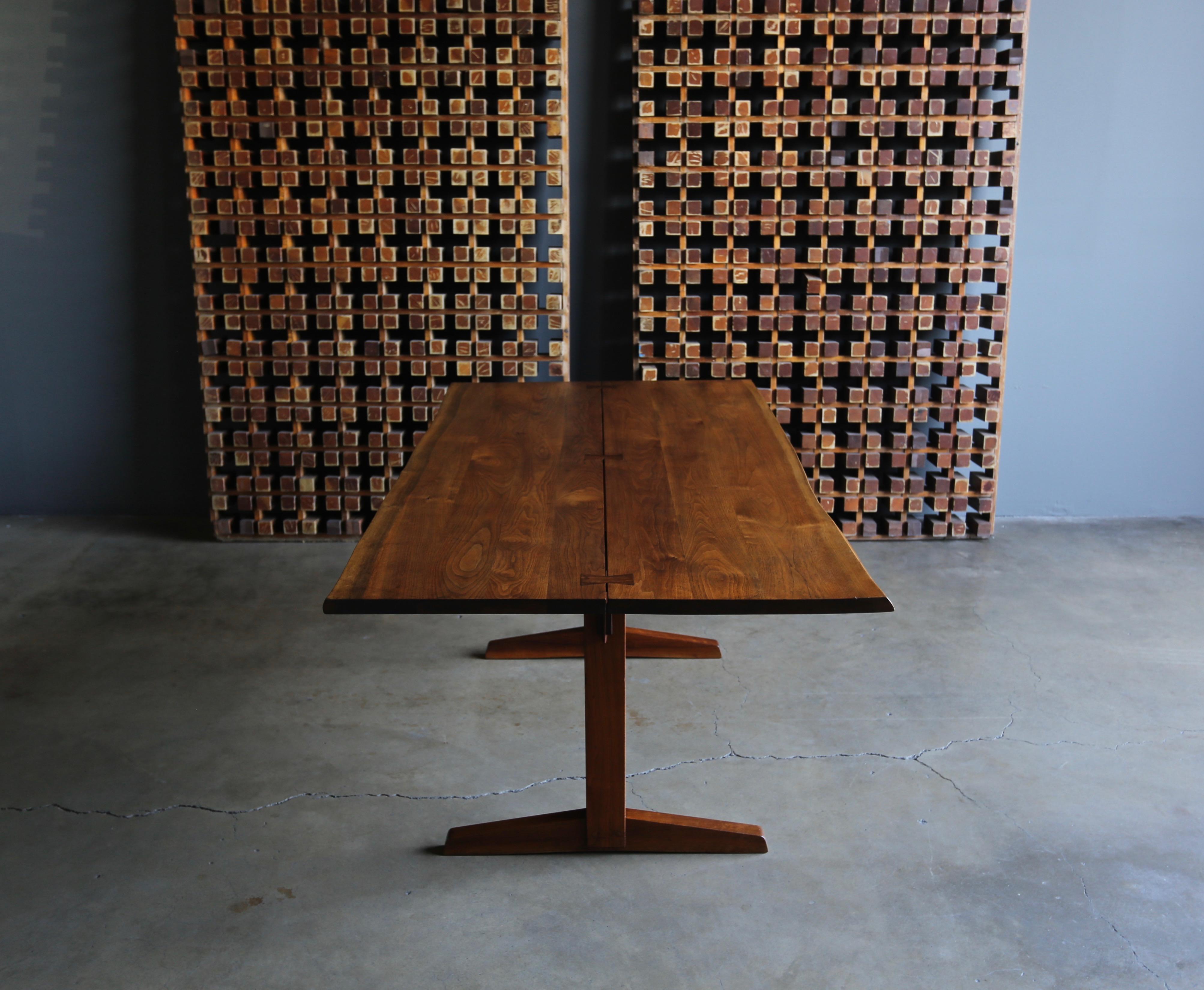 George Nakashima Trestle Dining Table, 1960 3