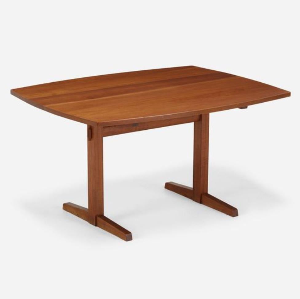 American George Nakashima Trestle Dining Table For Sale