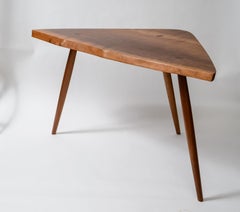 George Nakashima Triangular Cherry Table
